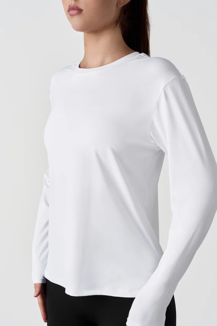 FAMME Relaxed Gym Long Sleeve Vit