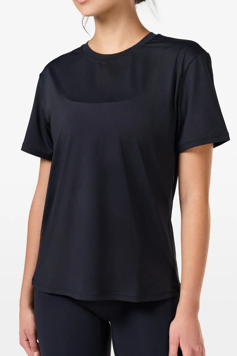 FAMME Relaxed Gym T-Shirt Svart – Oversized Träningstopp