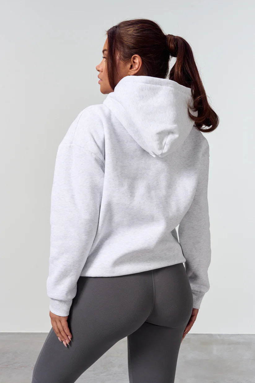 FAMME Represent Hoodie Grå – Oversized Huvtröja