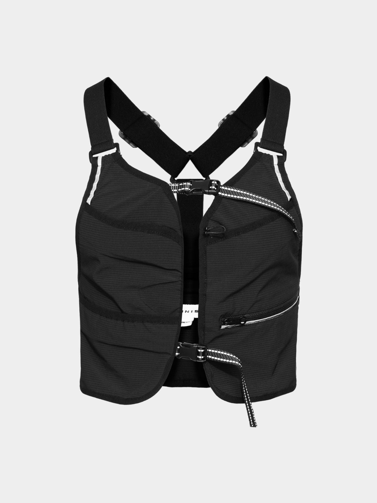 Röhnisch Glowy Running Vest Svart – löparväst framifrån