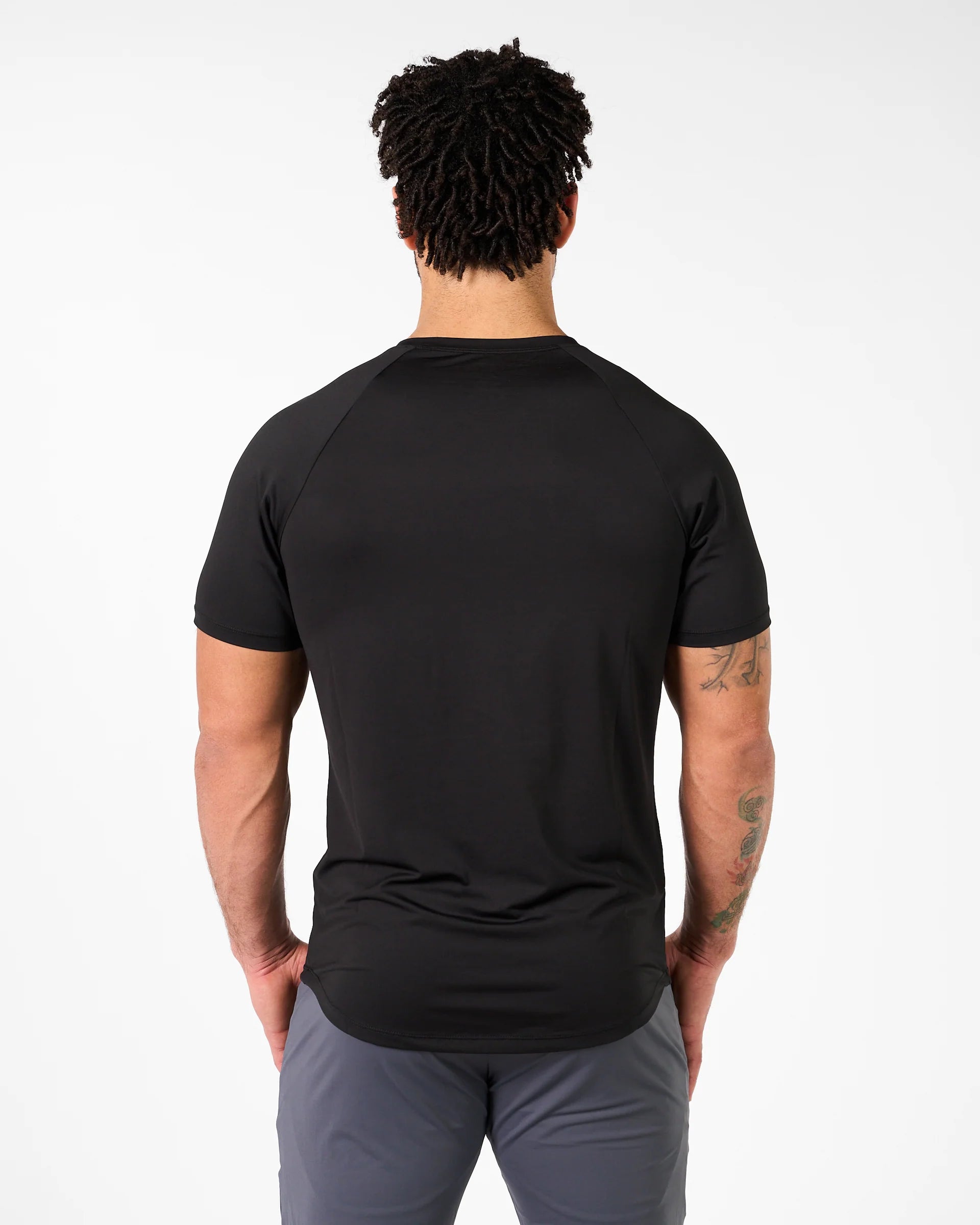 RX Performance Comp T-shirt Black atletisk passform