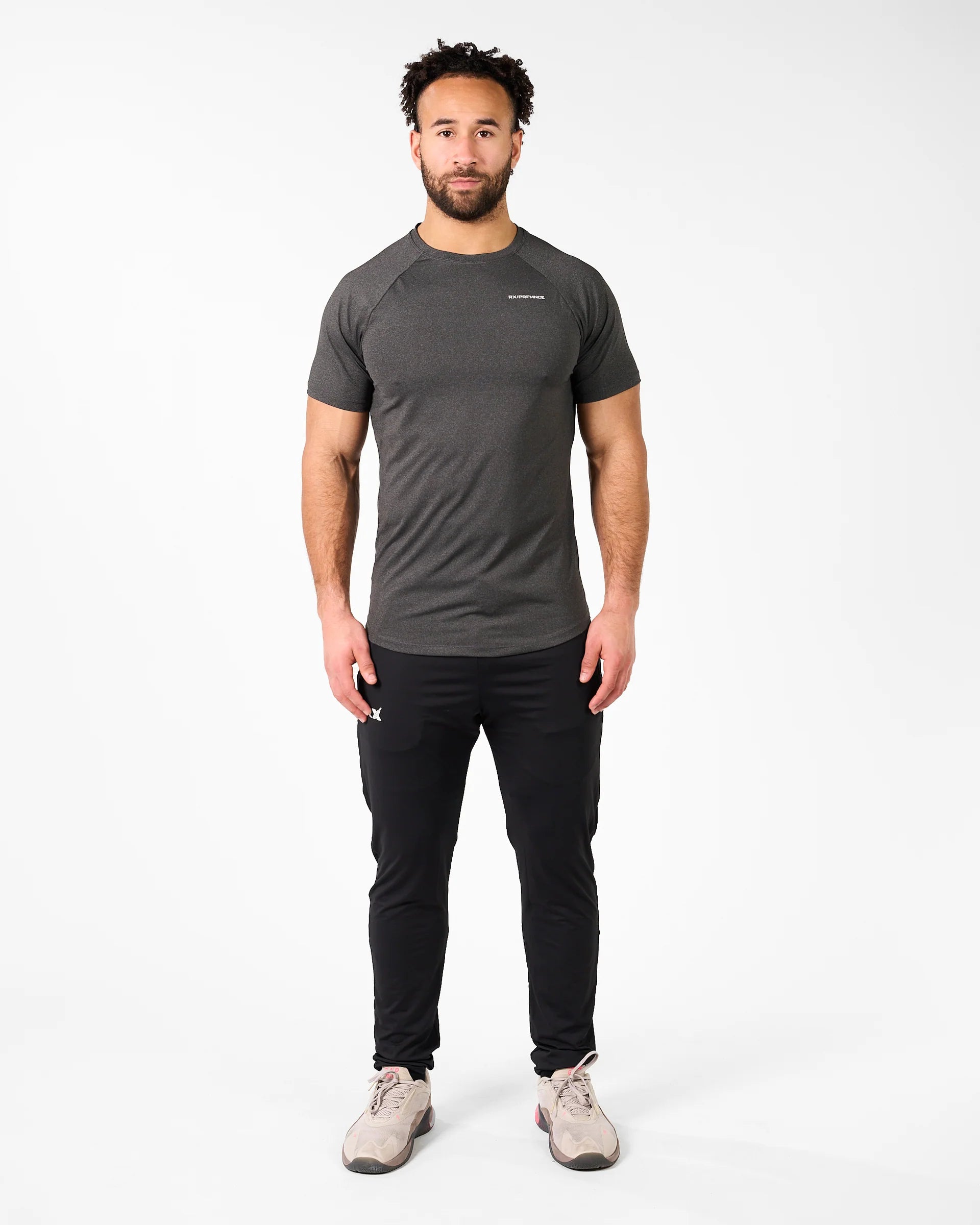 RX Performance Comp T-shirt Night Black gym t-shirt herr