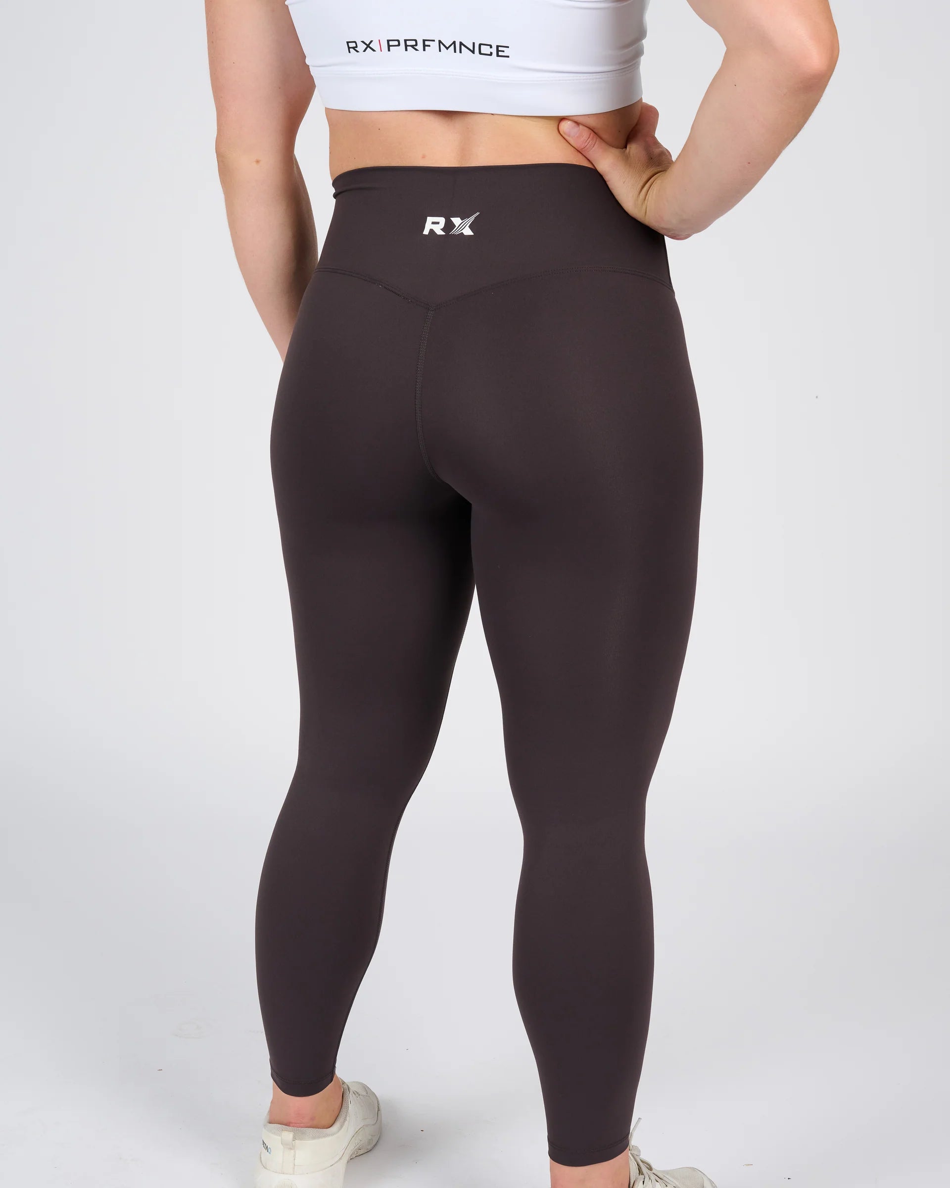 RX Performance Isabel Tights Ash Brown under träning