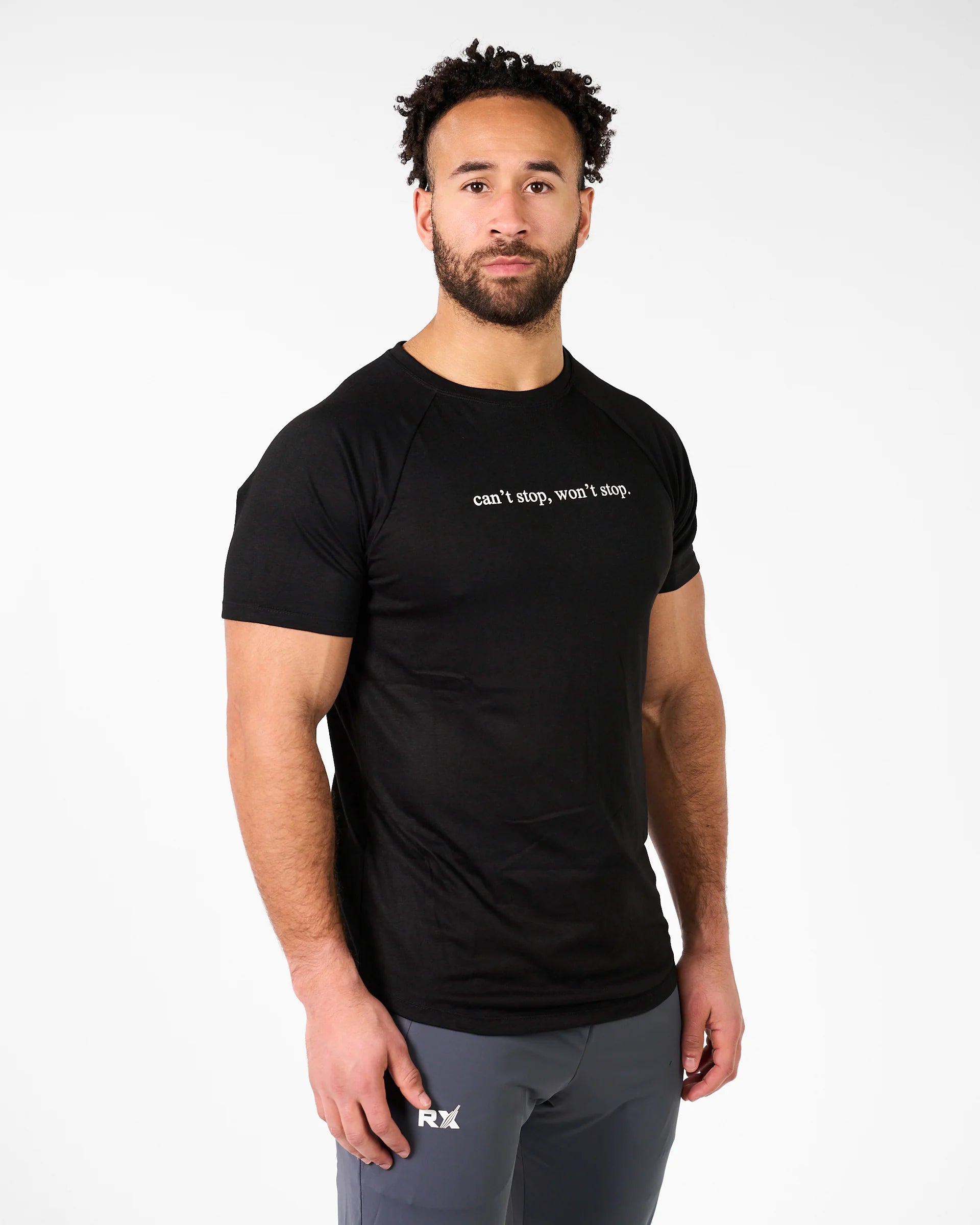RX Performance Tunnel Vision T-shirt Black gym t-shirt herr