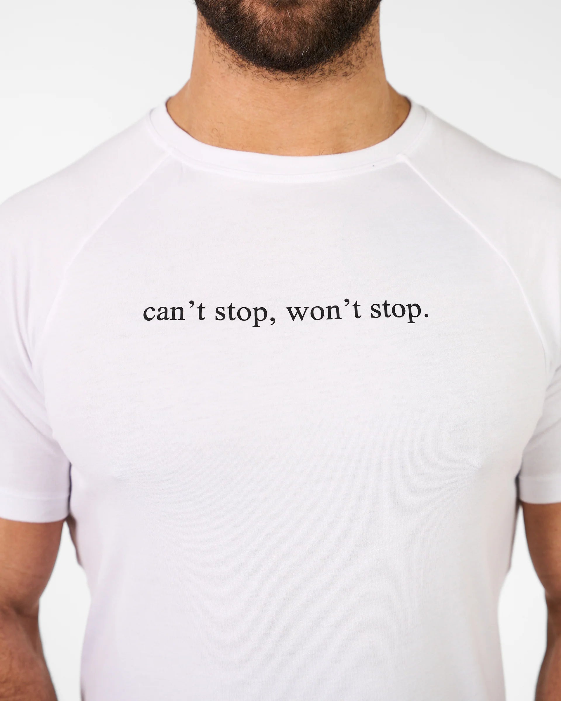 RX Performance Tunnel Vision T-shirt White under träning