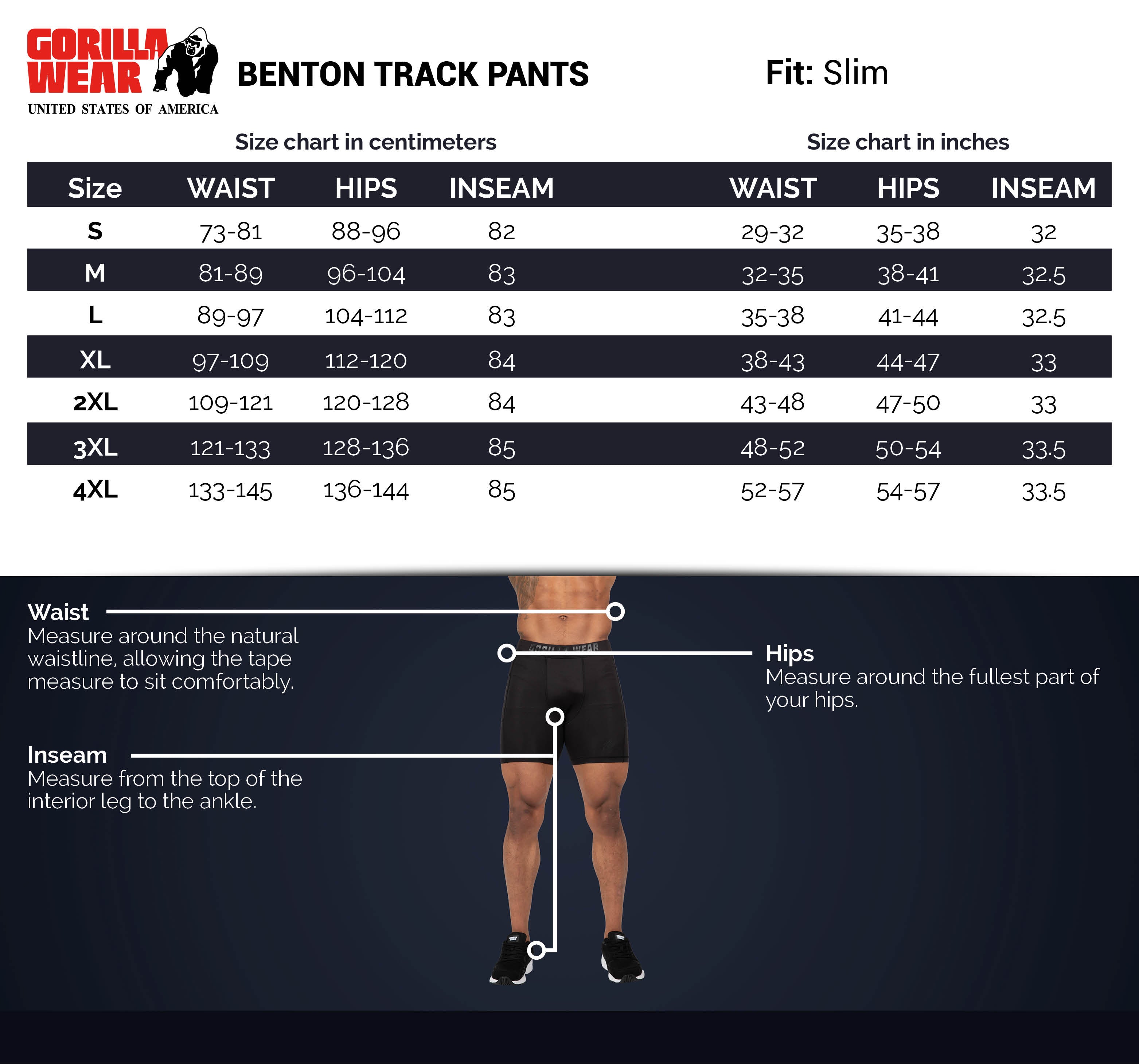 Gorilla Wear Benton Track Pants, grey Gorilla Wear