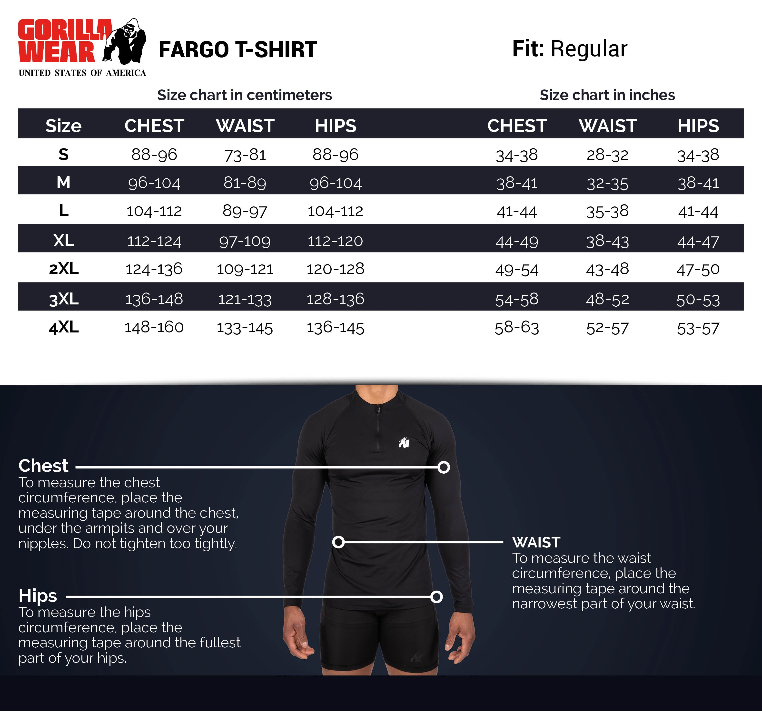 Gorilla Wear Fargo T-Shirt, grey Gorilla Wear