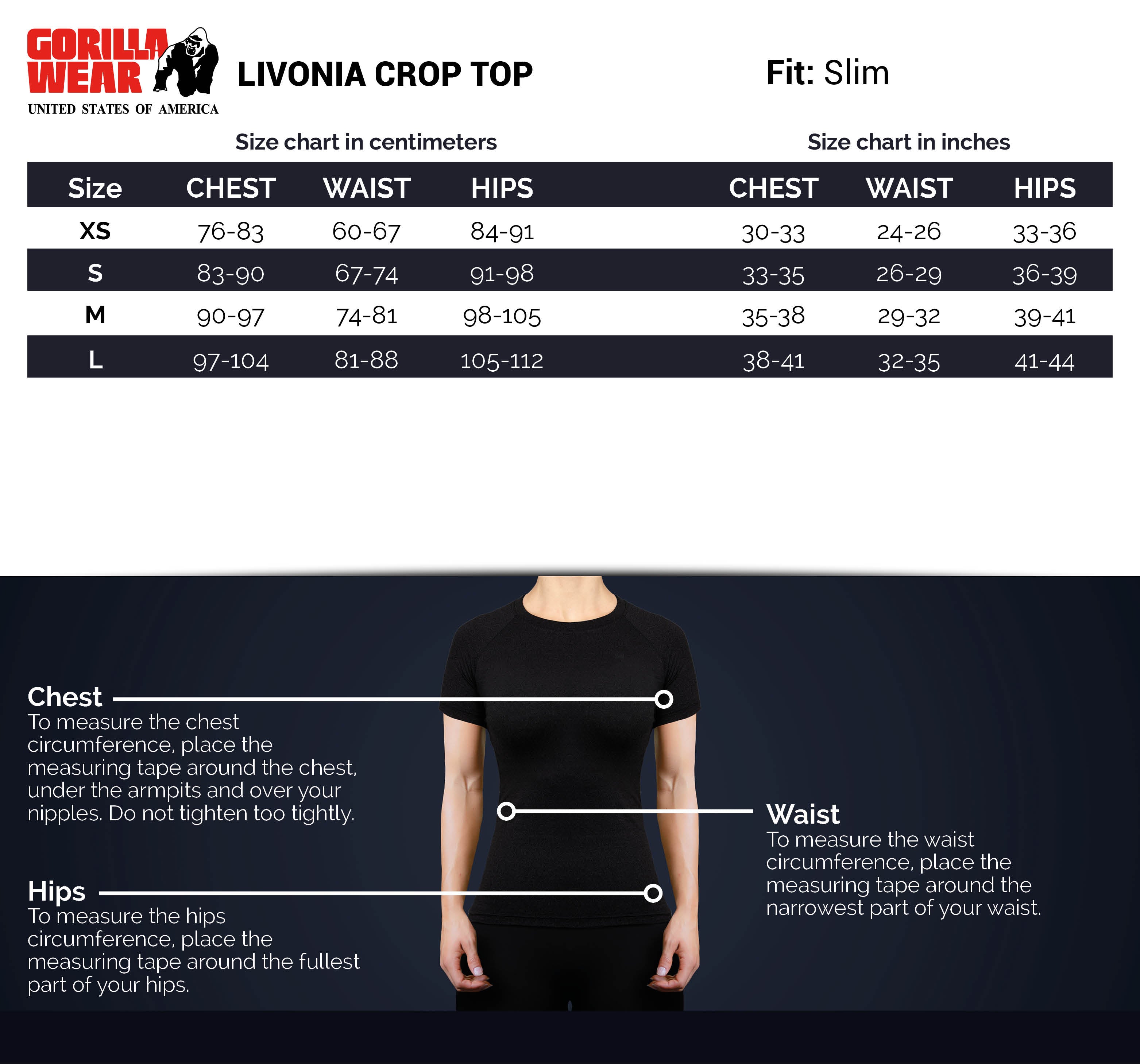 Gorilla Wear Livonia Crop Top, beige Gorilla Wear
