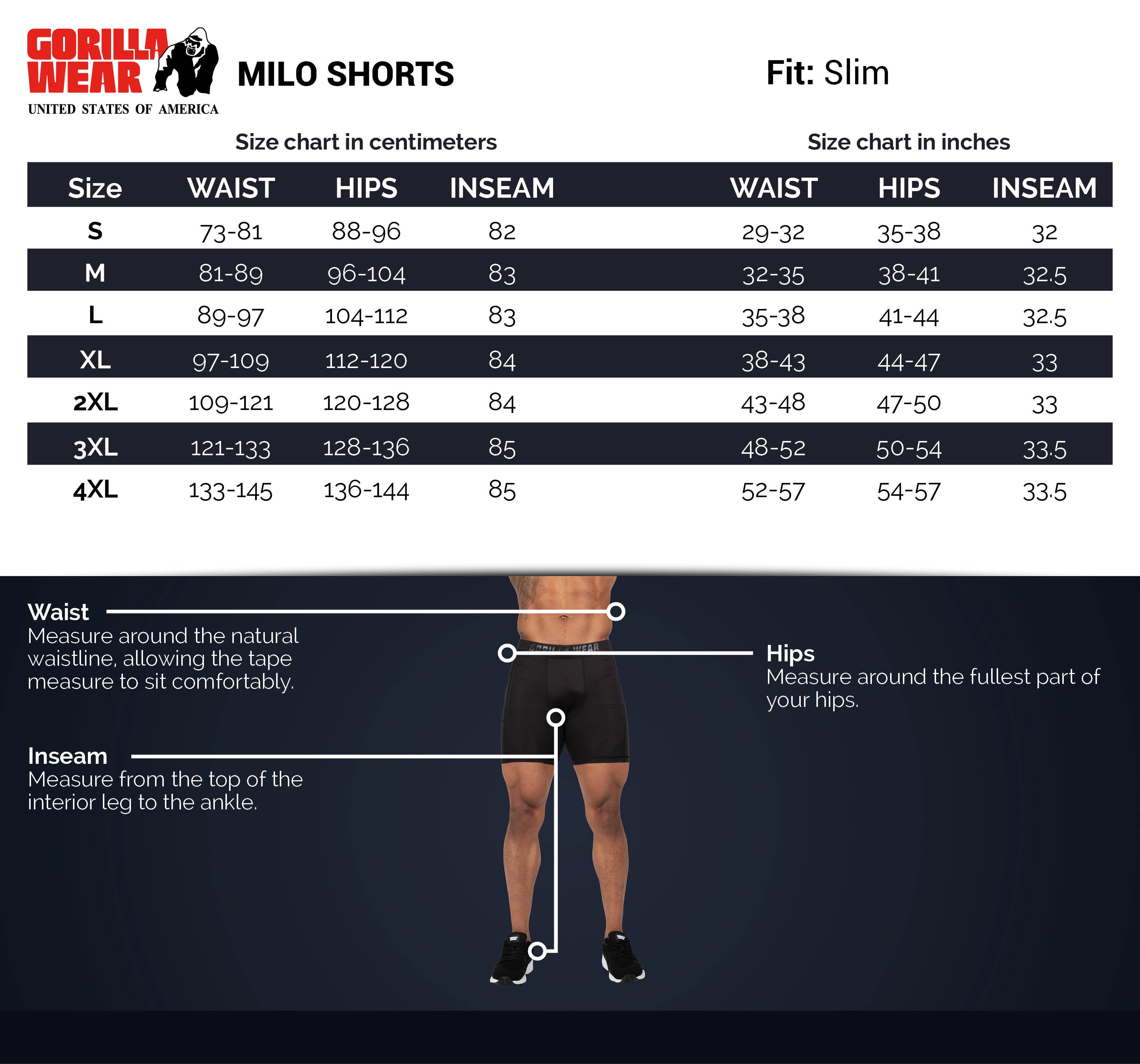 Gorilla Wear Milo Shorts, green Gorilla Wear