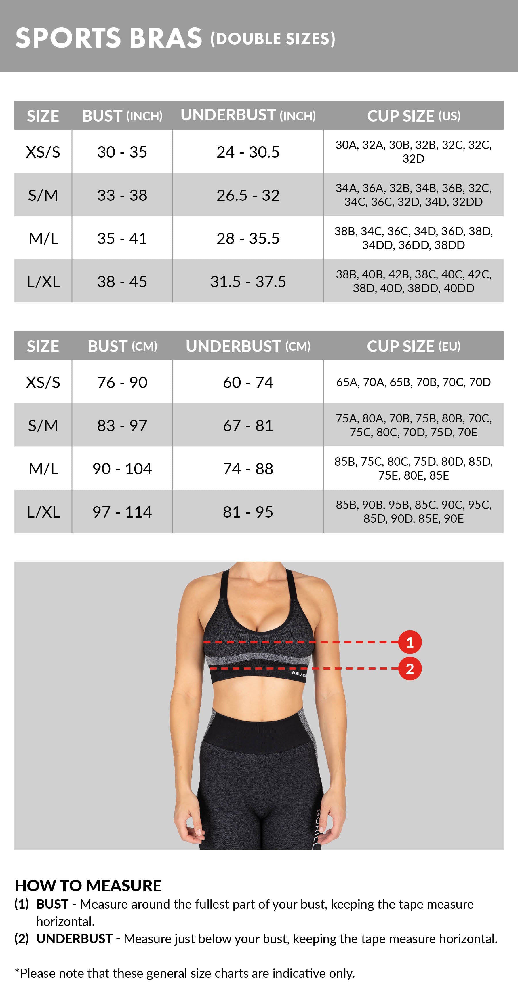 Gorilla Wear Olivia Seamless Sports Bra, peach Gorilla Wear