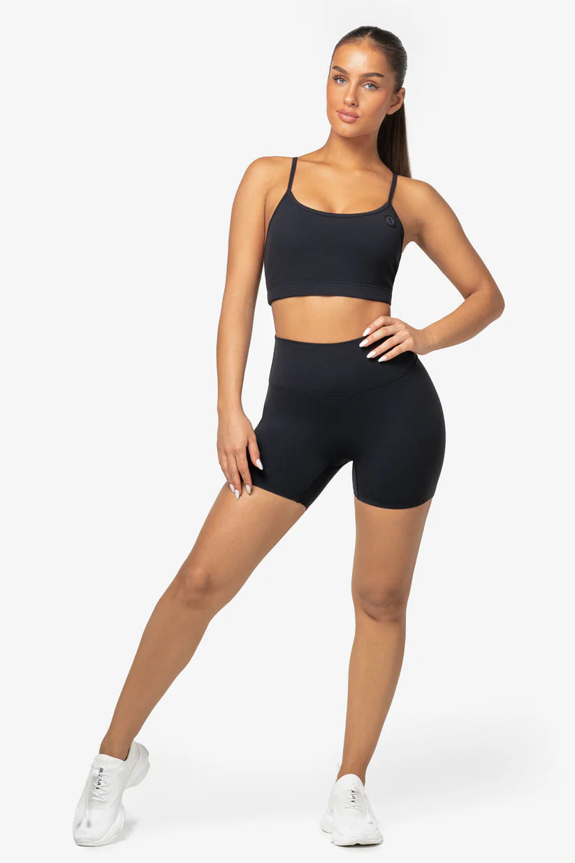 FAMME Softy Shorts Svart – Träningstights Shorts