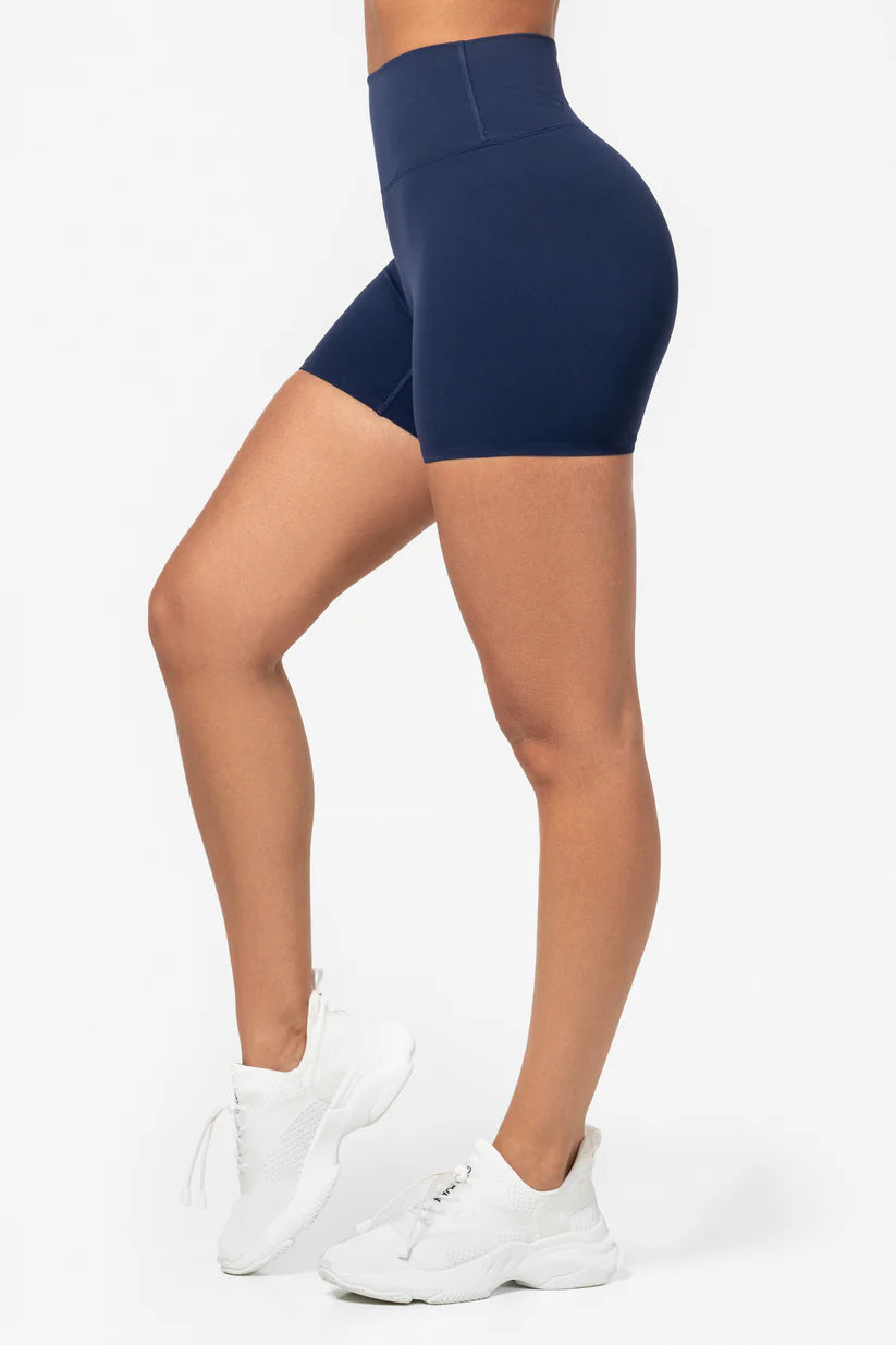 FAMME Softy Shorts Navy – Träningstights Shorts