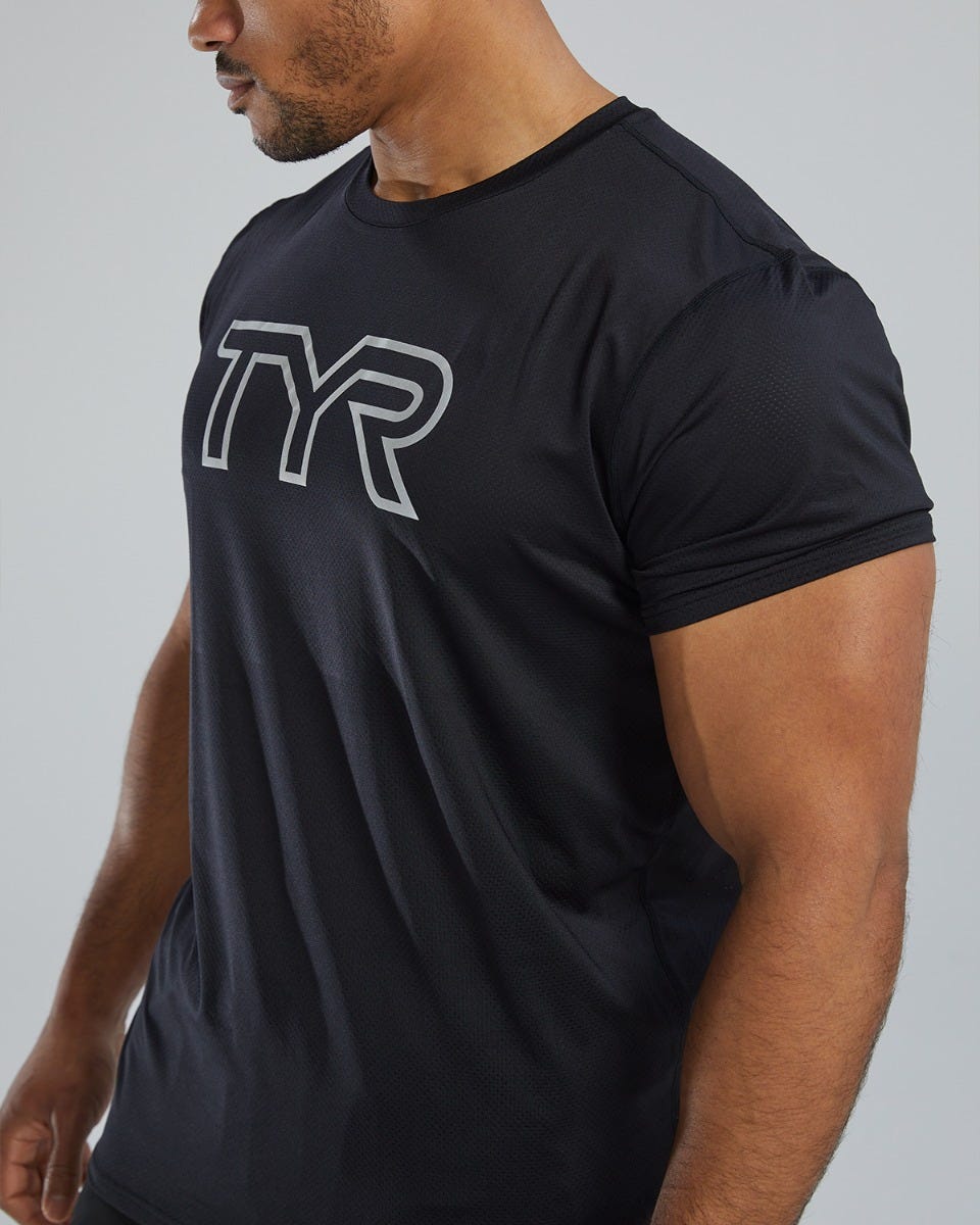 Tyr Men's Airtec Big Logo T-shirt Svart