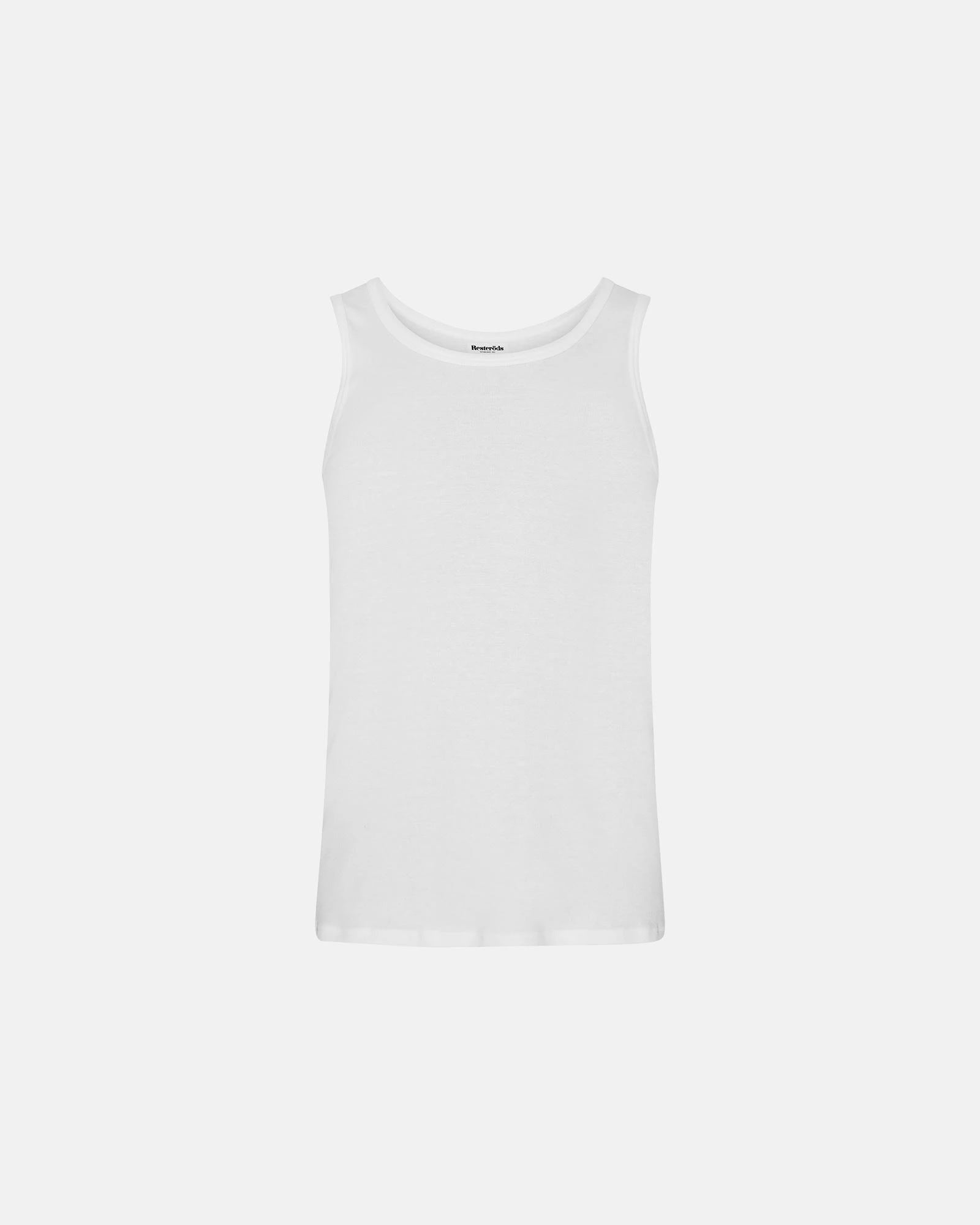 Resteröds Tank Organic Cotton 2-pack Vit Resteröds