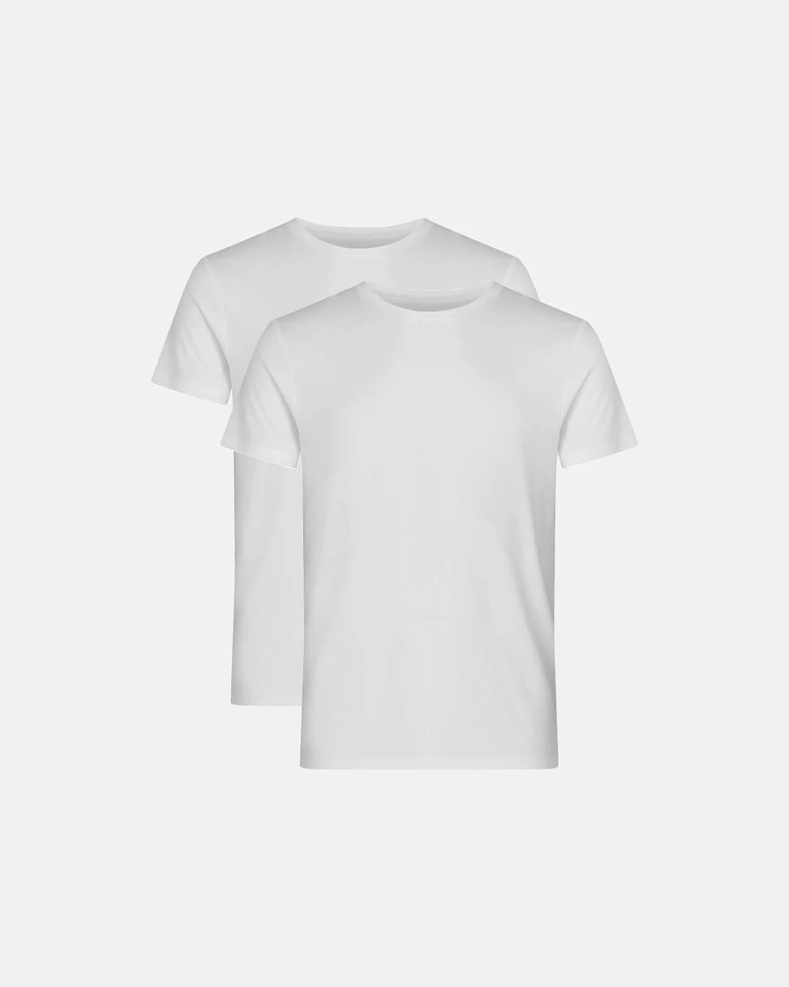 Resteröds Tee Bamboo 2-pack Vit Resteröds