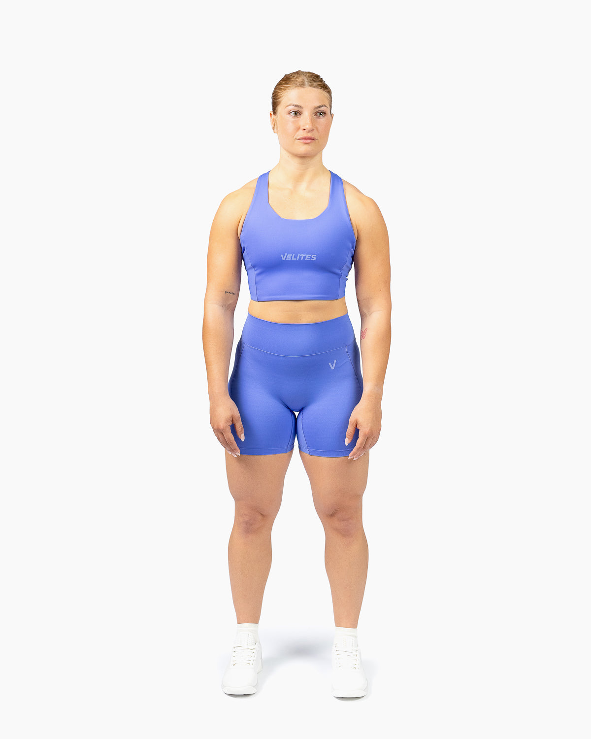 Velites Bra high neck Holo Cyan