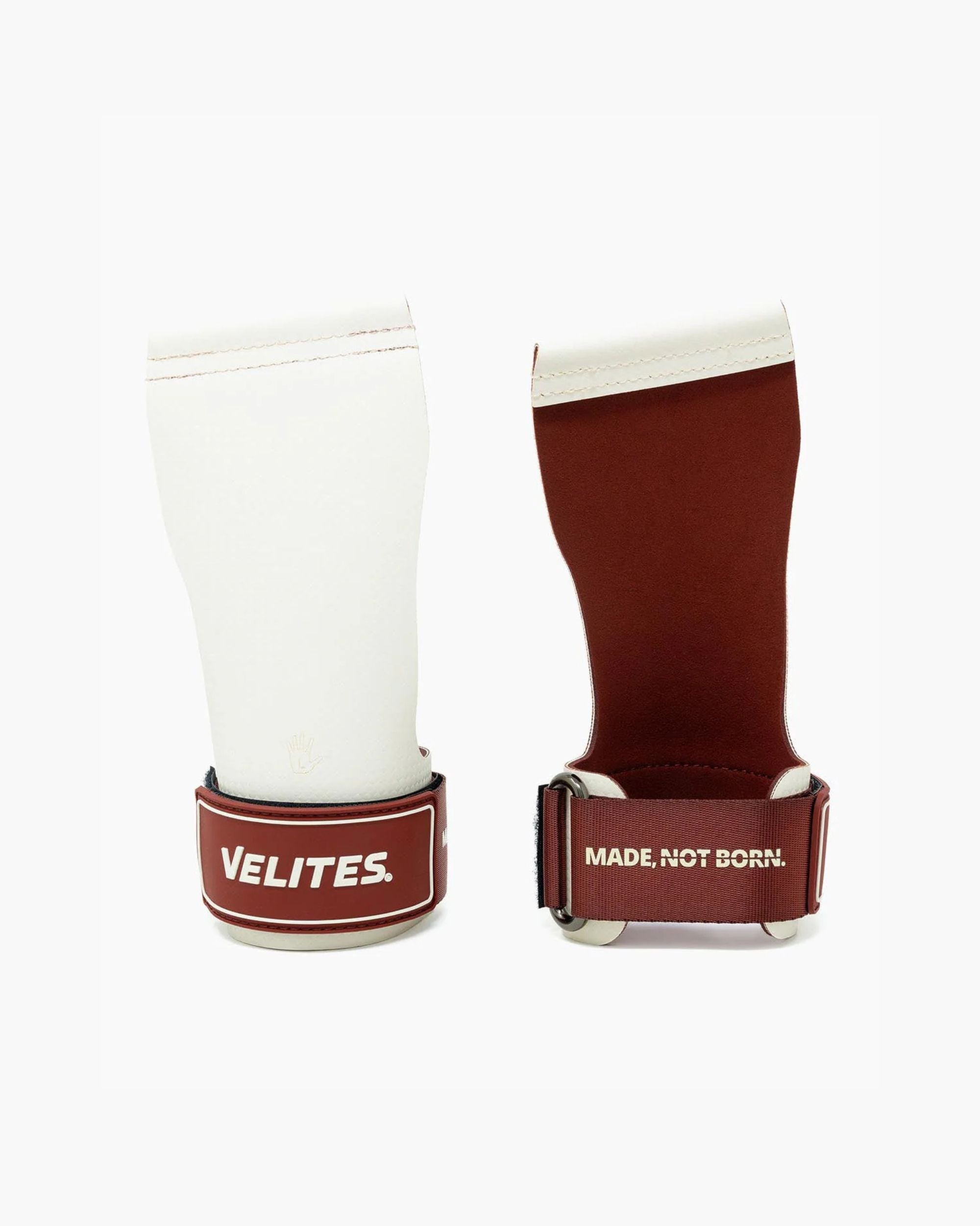 Velites Quad Ultra Hand Grips No Chalk vit för crossfit