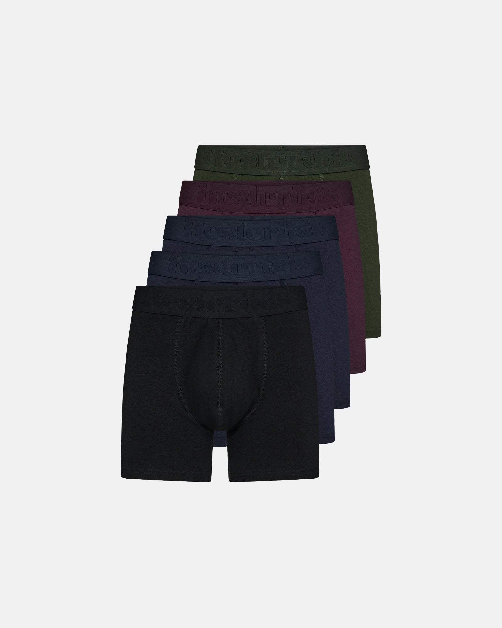 Resteröds Boxer Organic Cotton 5-pack Multicolour