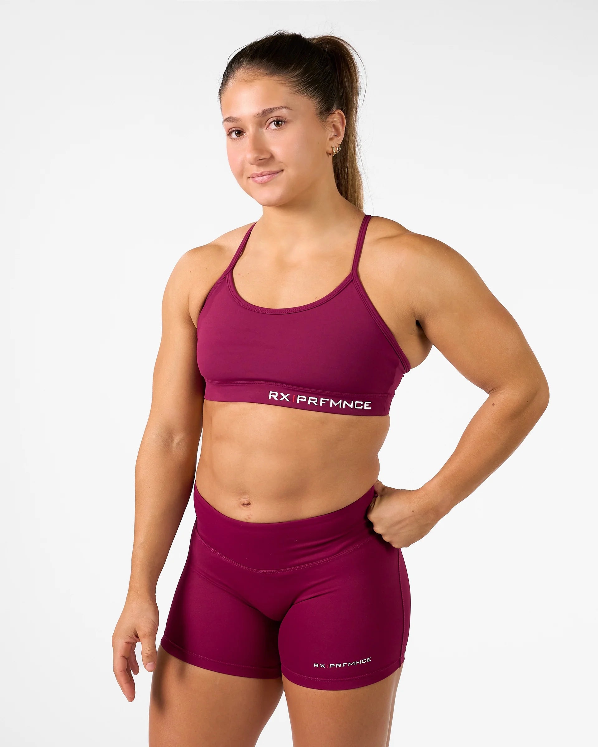 RX Performance Barbara Sport Bra Rasberry Red