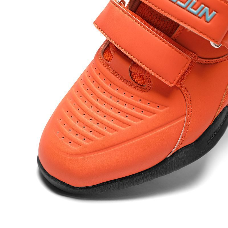 LUXIAOJUN Weightlifting Shoes – Power Orange Edition