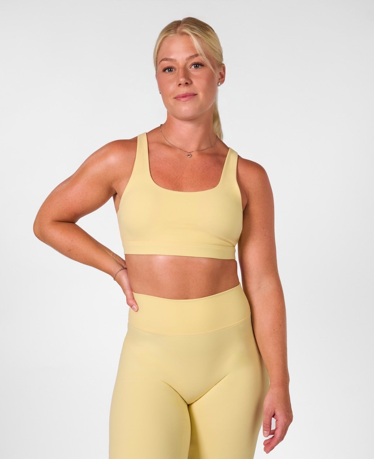 RX Performance Helen Sports Bra Pastel Yellow