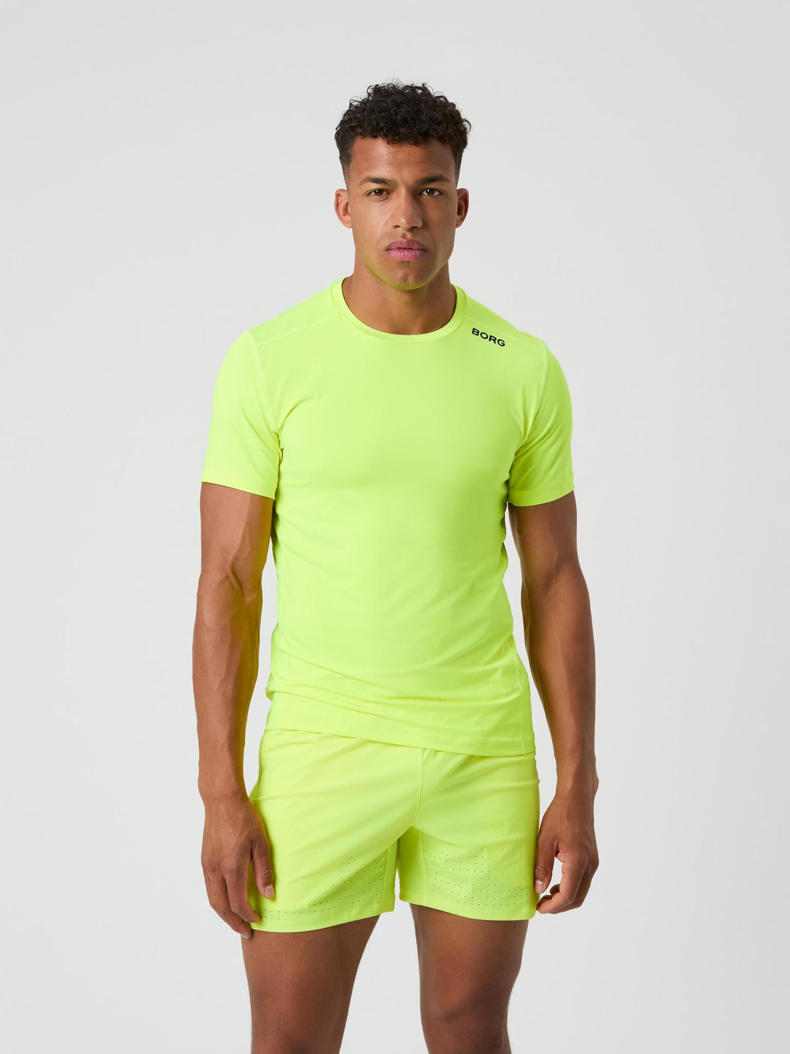 BJÖRN BORG Borg Tech T-shirt Safety Yellow