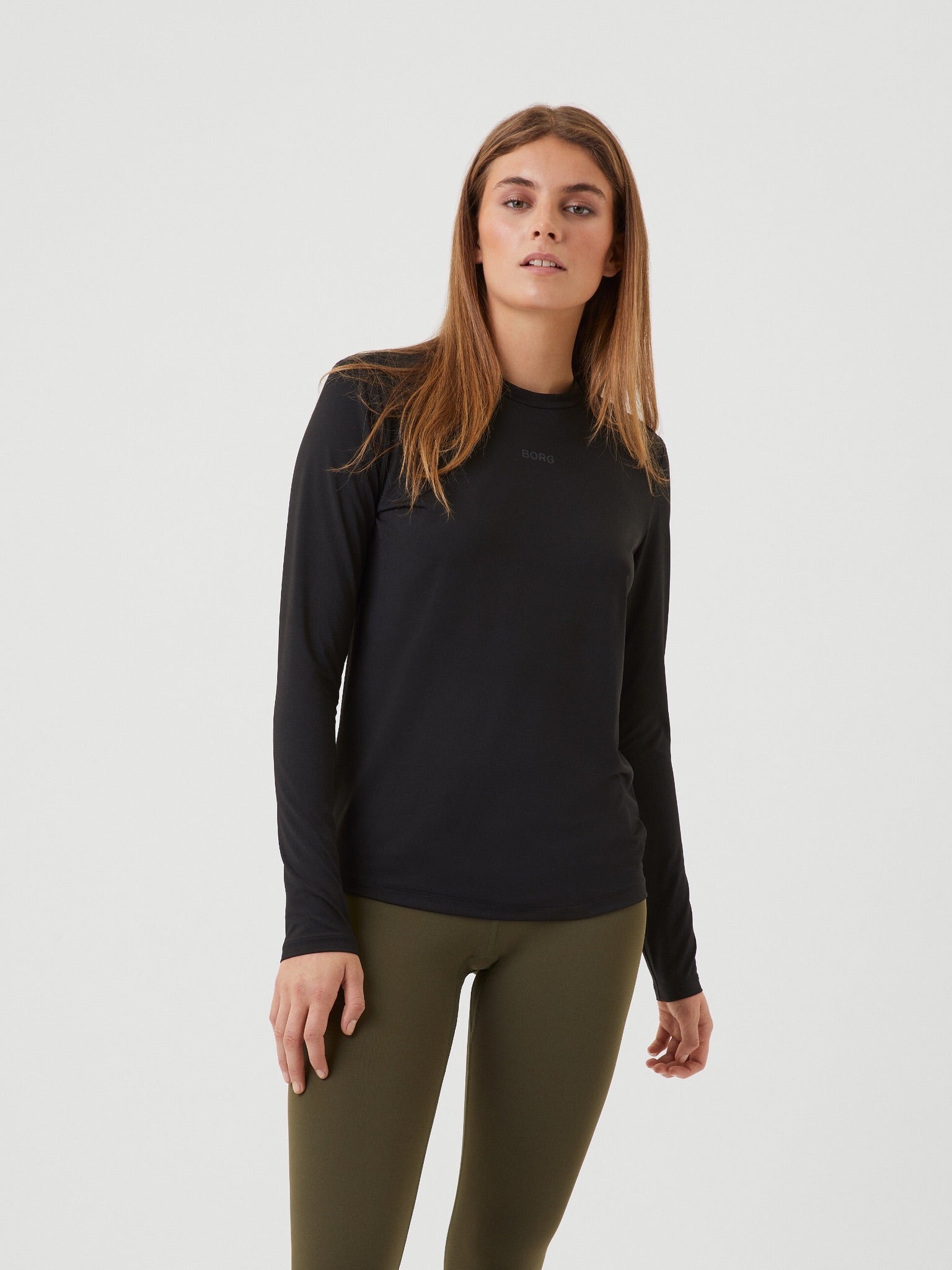 BJÖRN BORG Borg Long Sleeved T-shirt Black Beauty