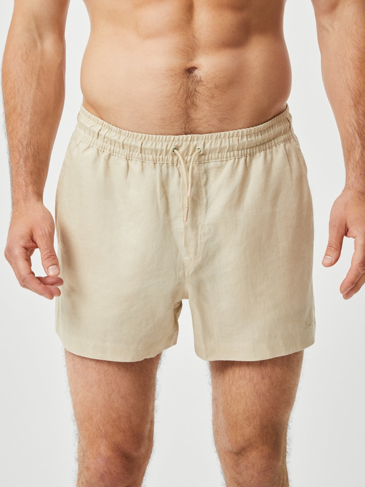 BJÖRN BORG Borg Linen Shorts Cement