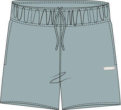 BJÖRN BORG Studio Oversized Shorts Gray Mist