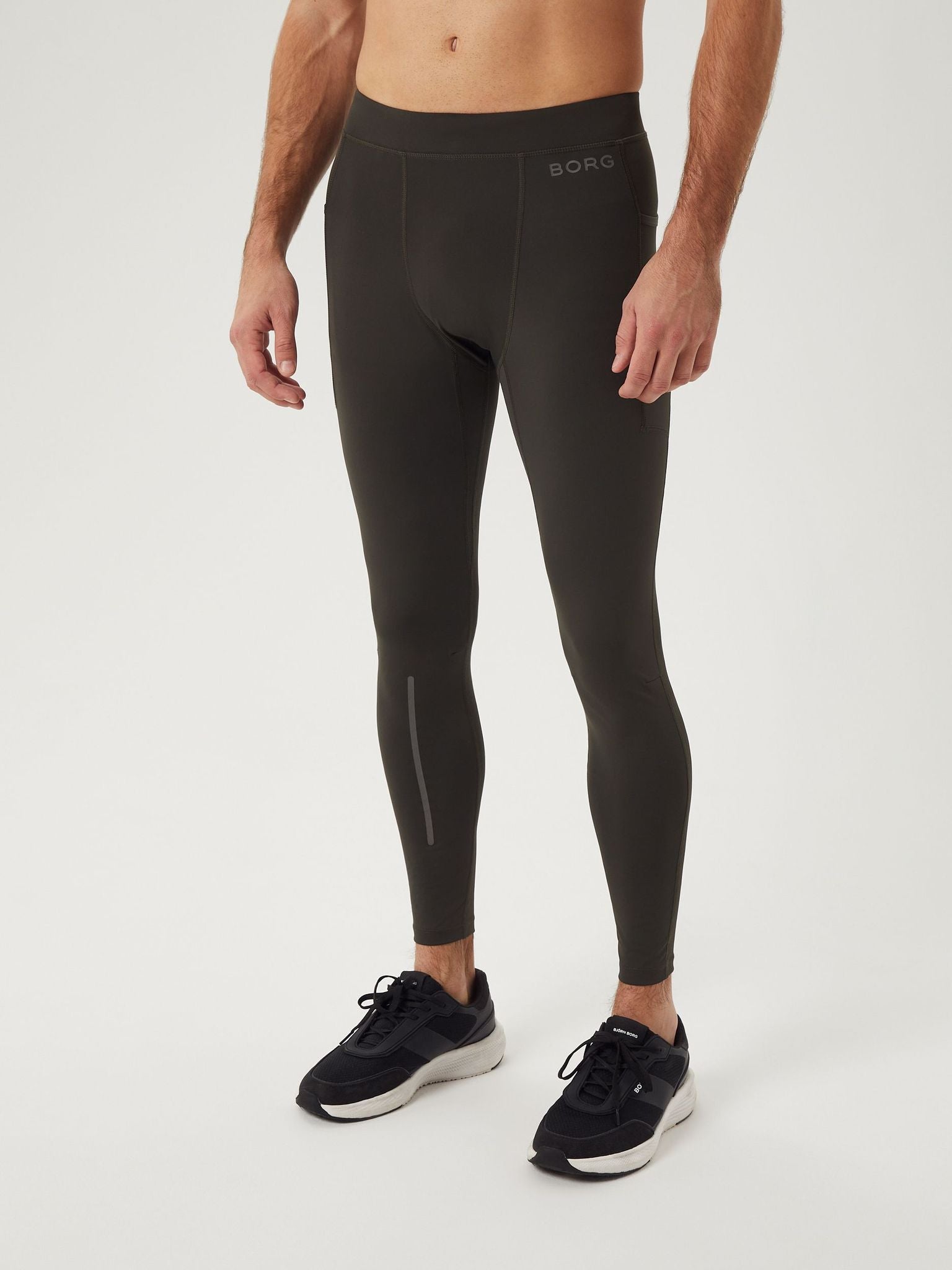 BJÖRN BORG Borg Running Tights Peat