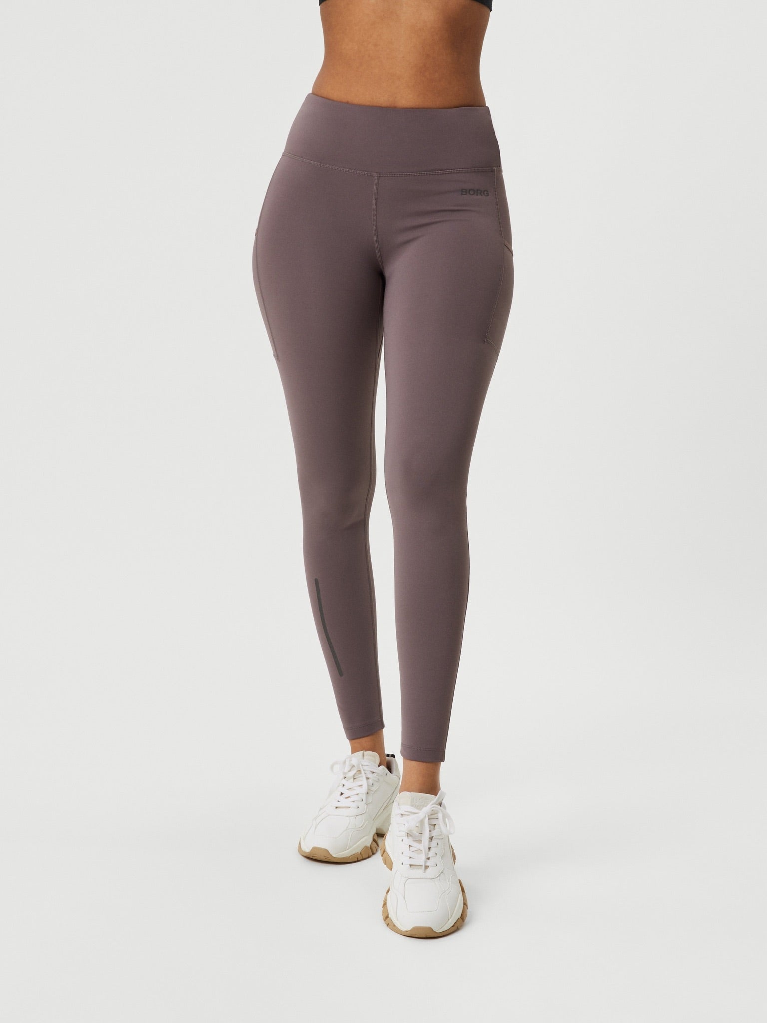 BJÖRN BORG Borg Running Tights Sparrow