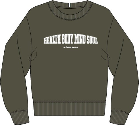 BJÖRN BORG Ace Boyfriend Crew Olive Night