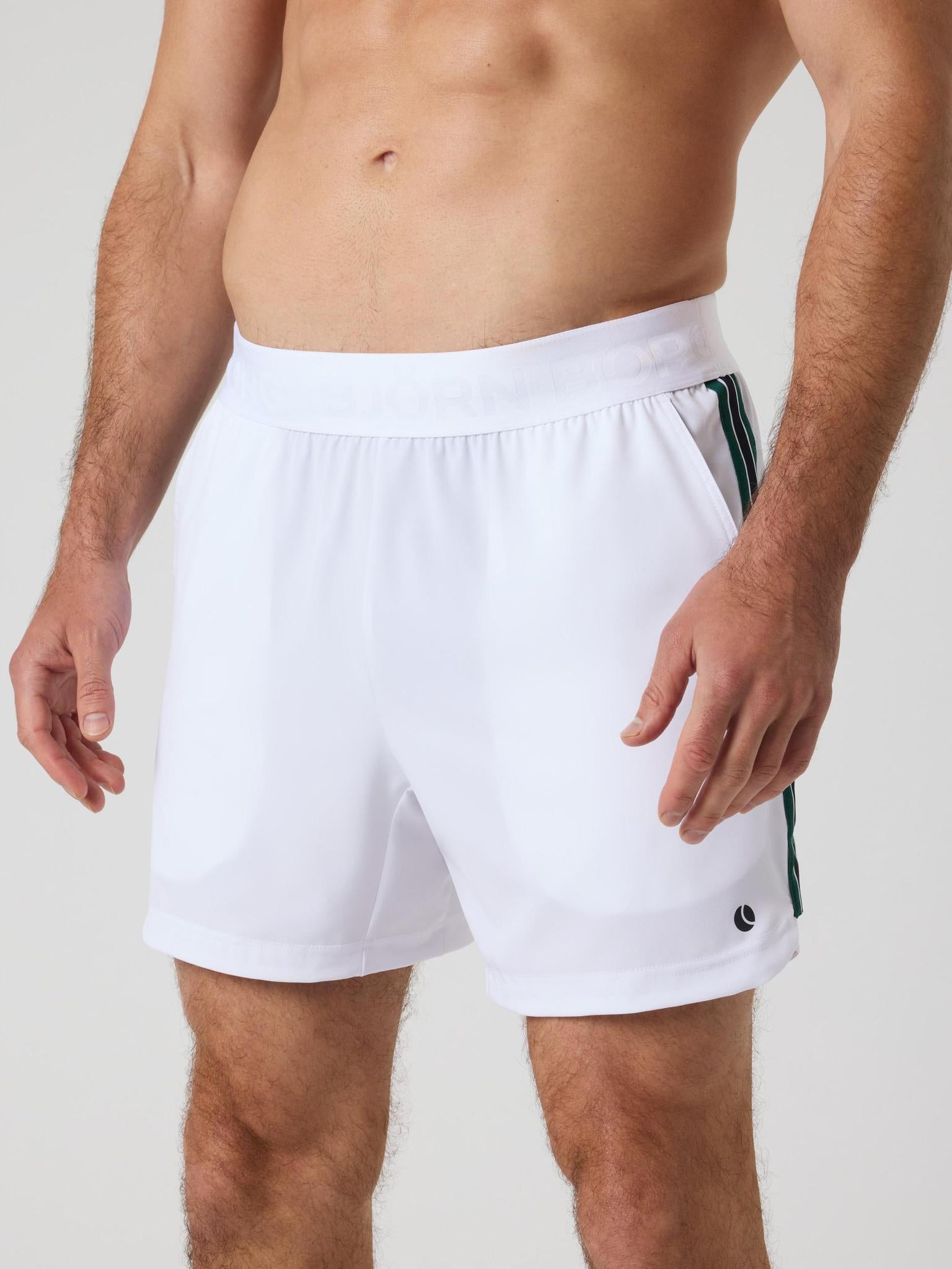 BJÖRN BORG Ace Retro 6" Shorts Brilliant White