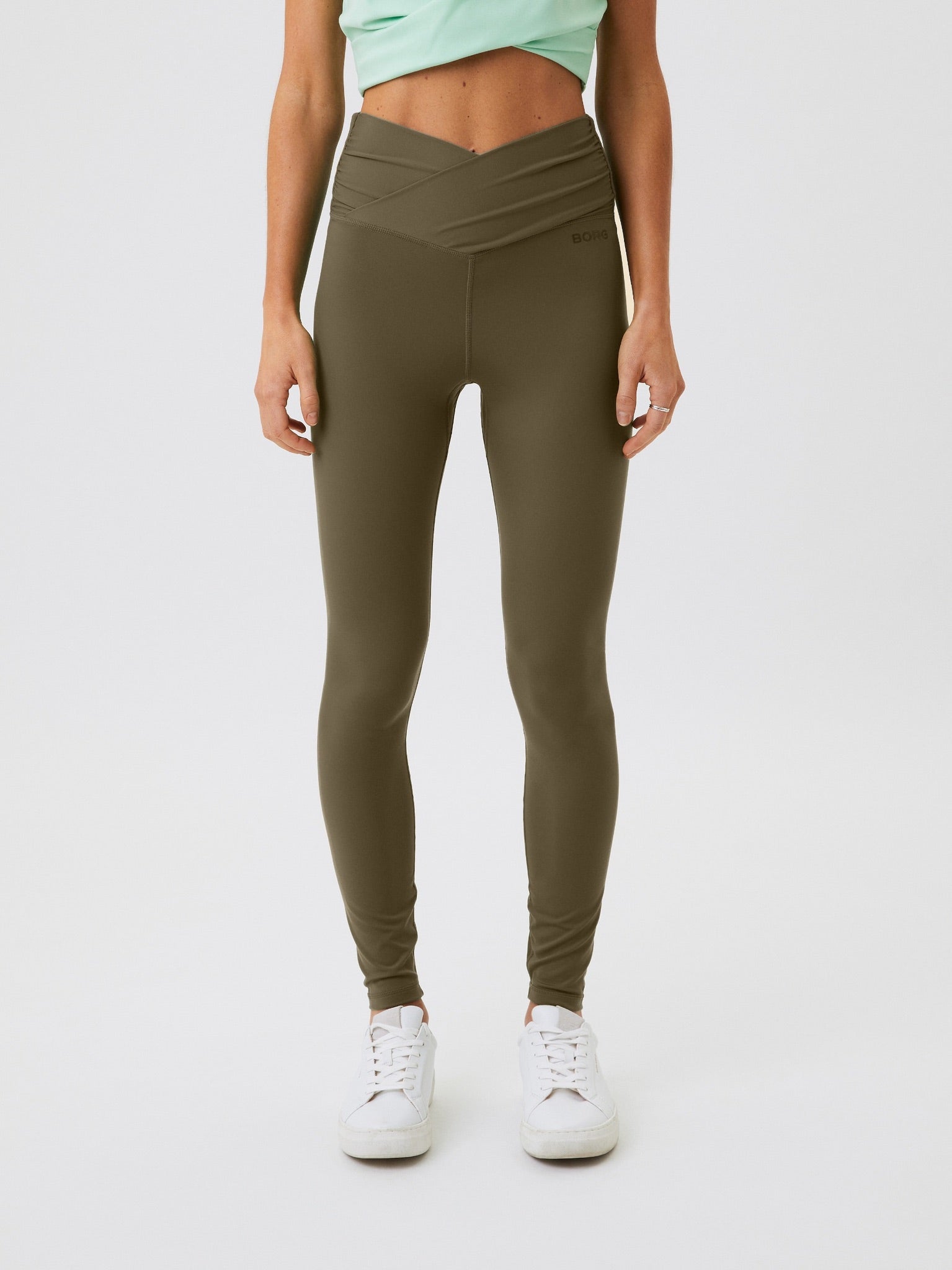 BJÖRN BORG Studio Cross Tights Olive Night