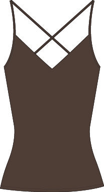 BJÖRN BORG Studio Alice Strap Tank Chocolate Brown