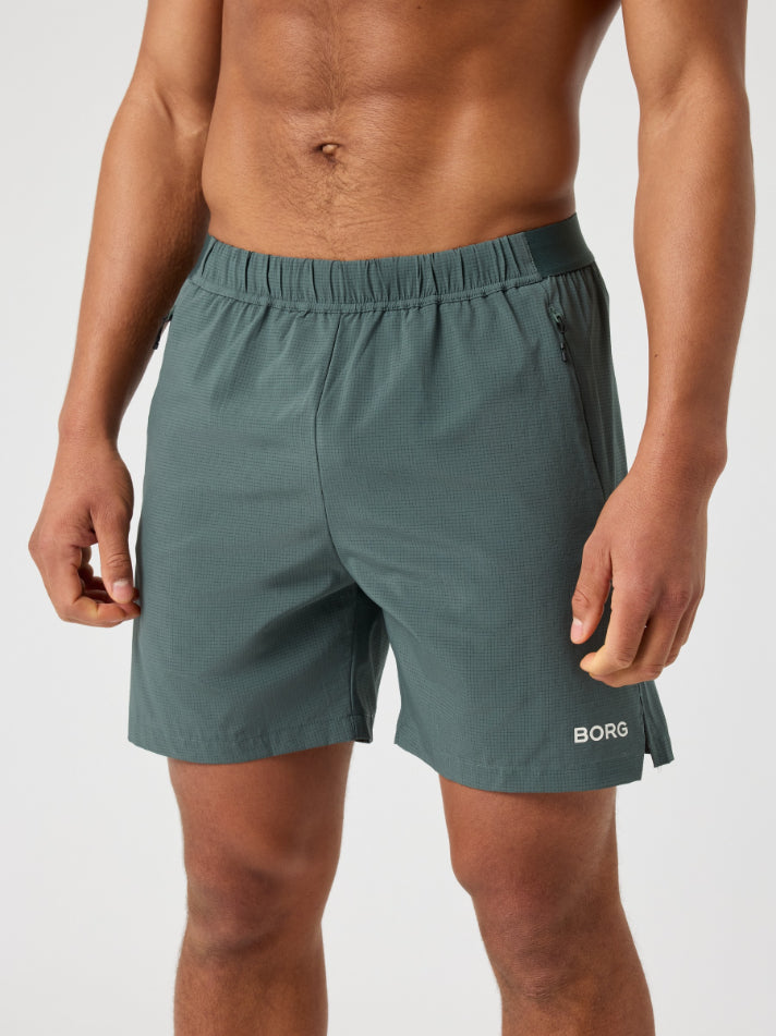 BJÖRN BORG Borg Zip 7" Shorts Urban Chic
