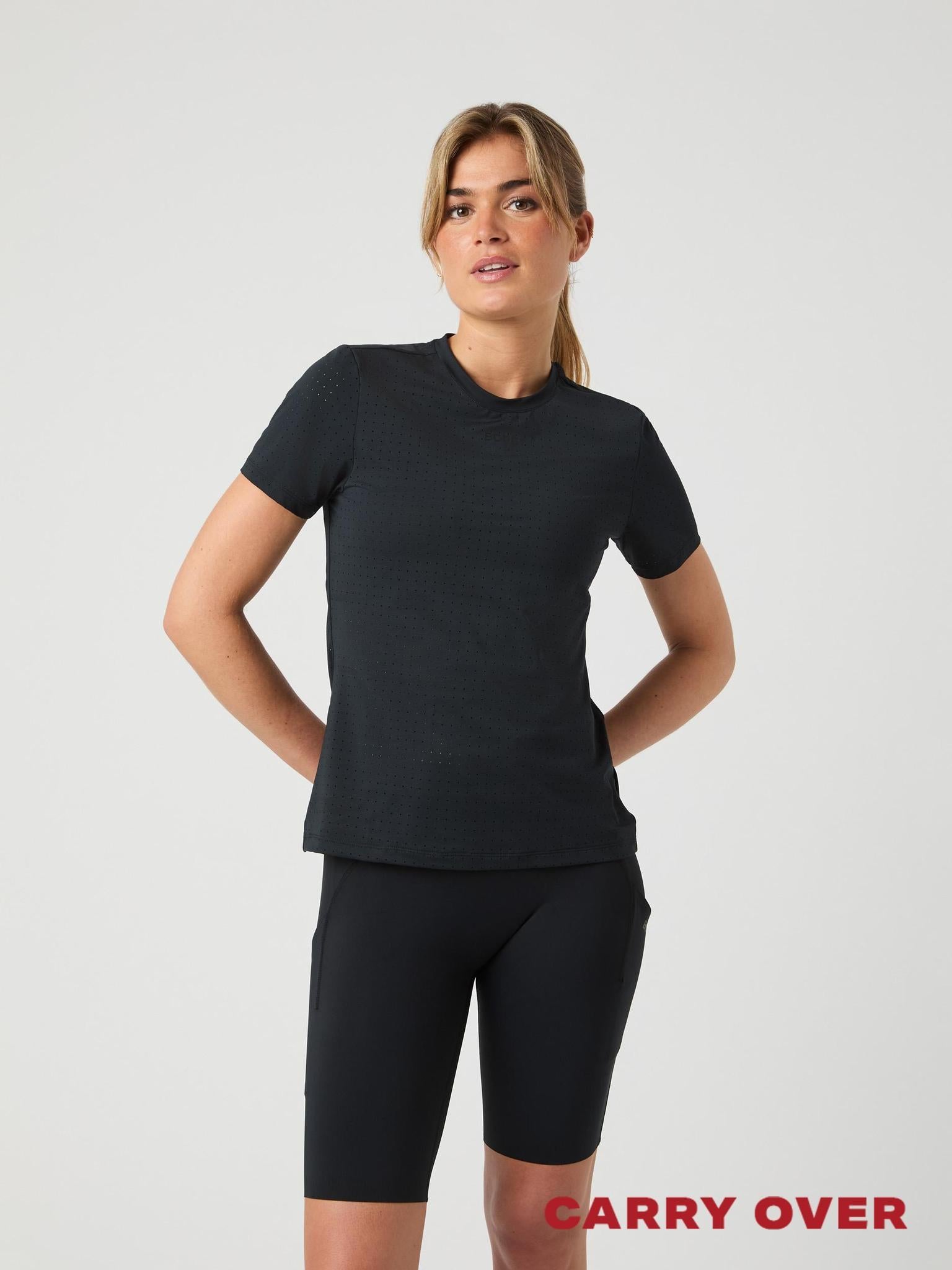 BJÖRN BORG Borg Performance Perforated T-shirt Black Beauty