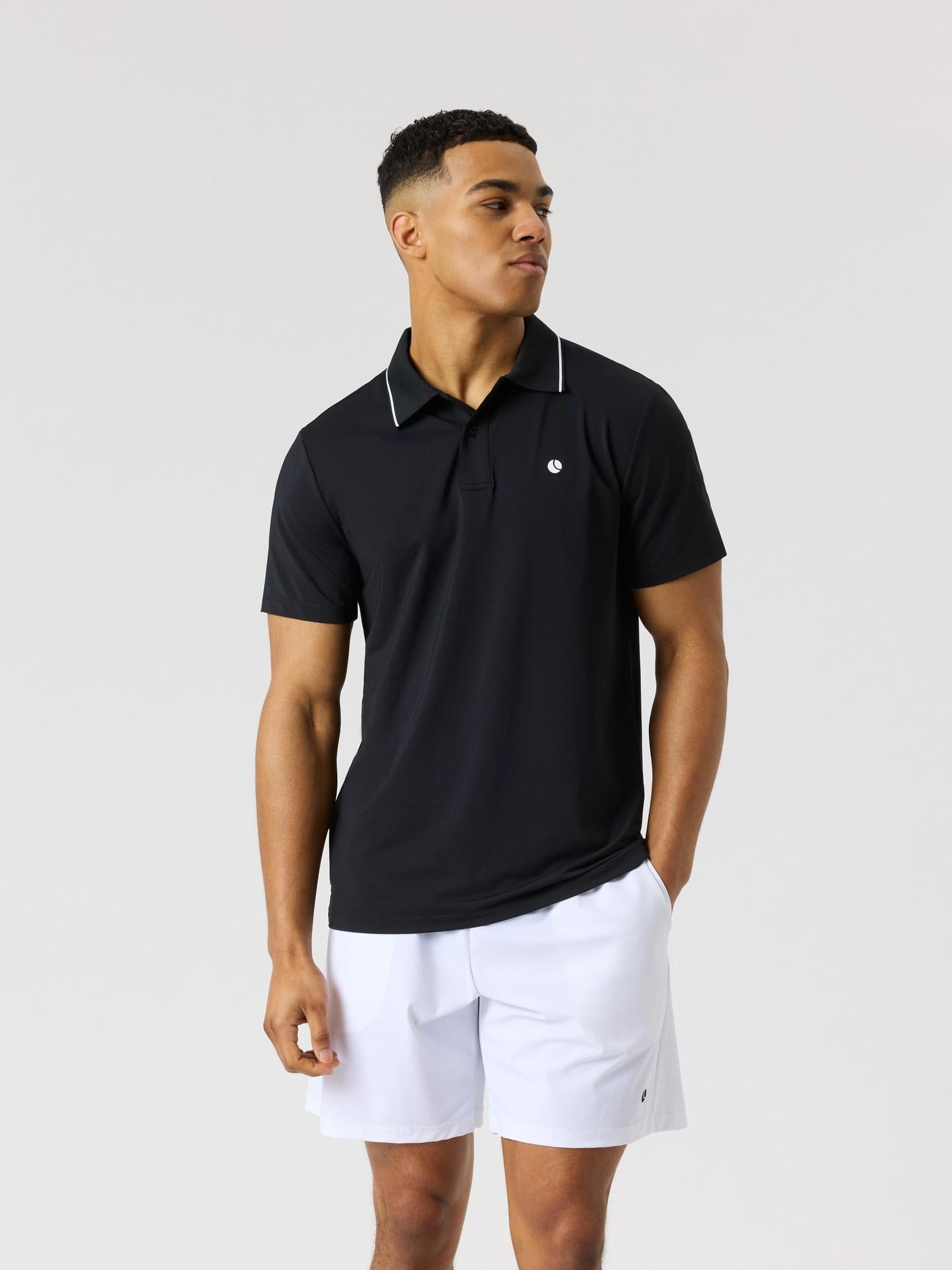 BJÖRN BORG Ace Polo Shirt Black Beauty