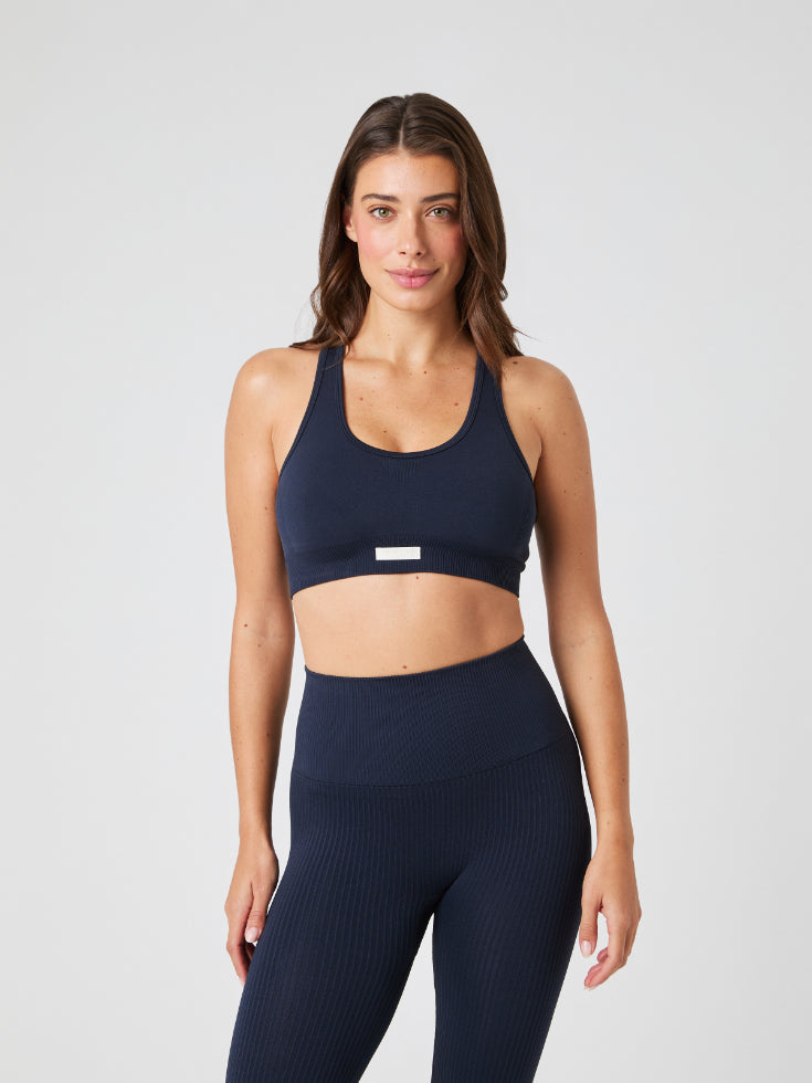 BJÖRN BORG Studio Seamless Low Sports Bra Outerspace