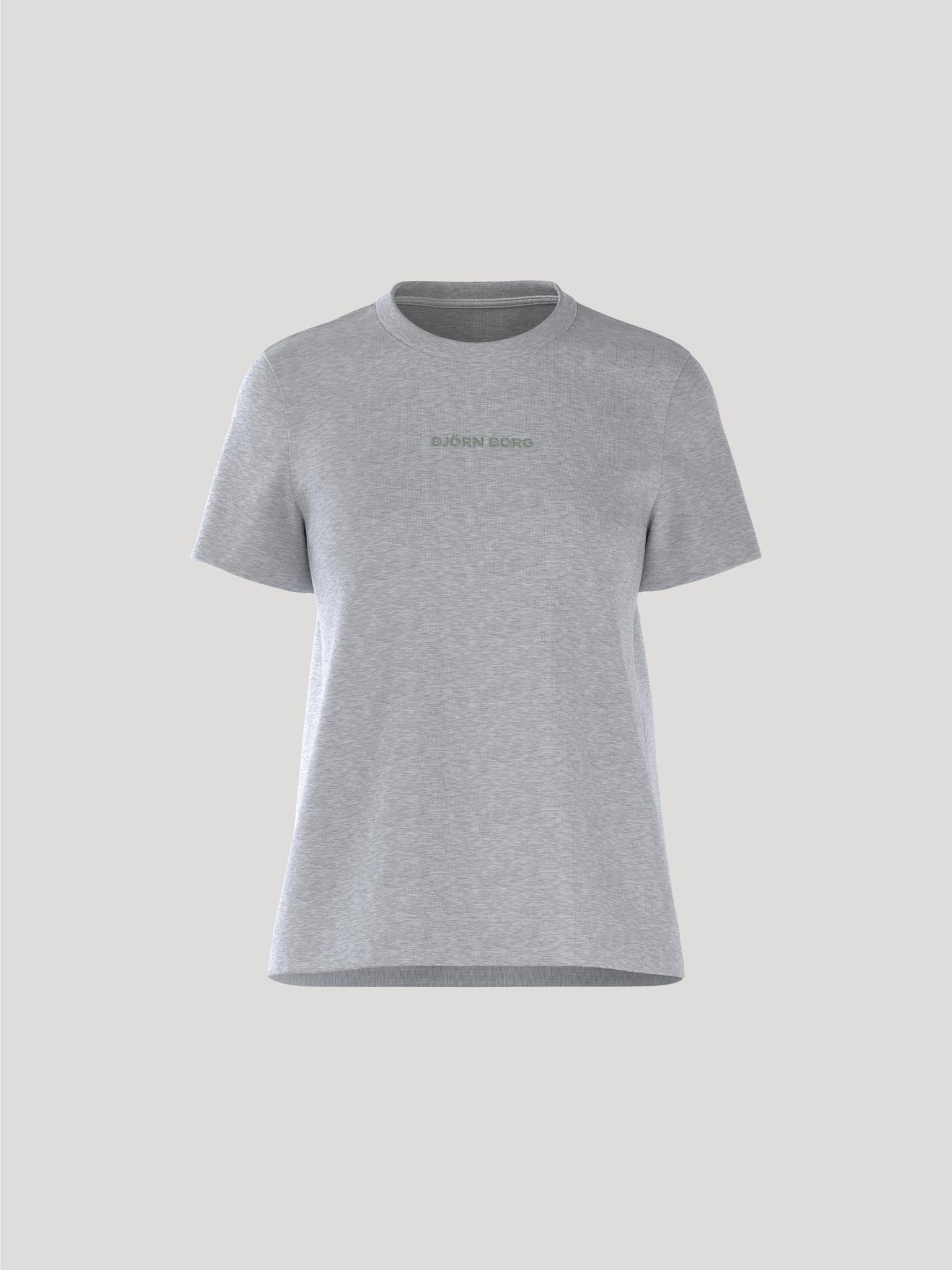 BJÖRN BORG Borg Essential 4 T-shirt Light Grey Melange