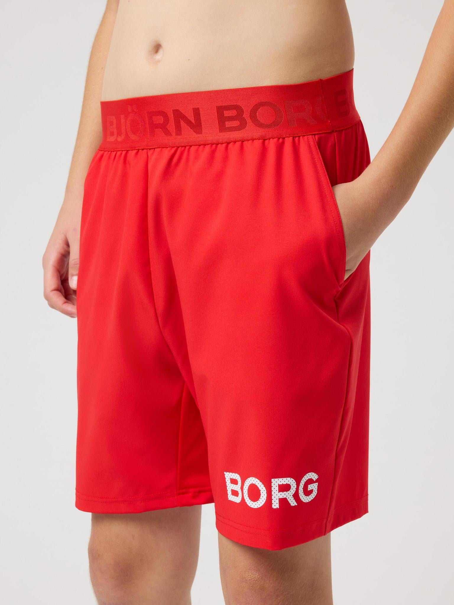BJÖRN BORG Borg Shorts Flame Scarlet