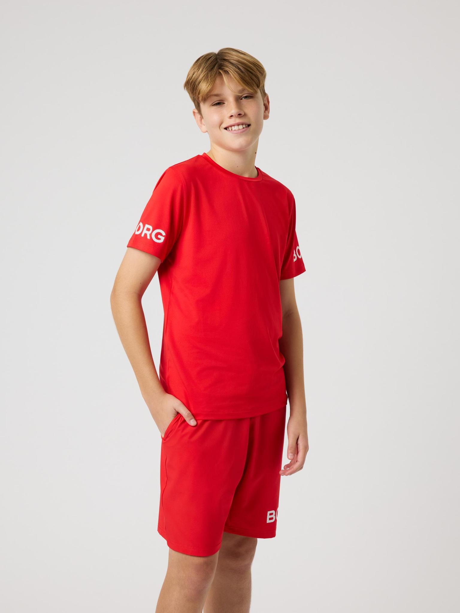 BJÖRN BORG Borg T-shirt Flame Scarlet
