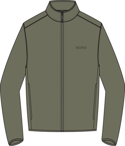 BJÖRN BORG Borg Full Zip Fleece Deep Lichen Green