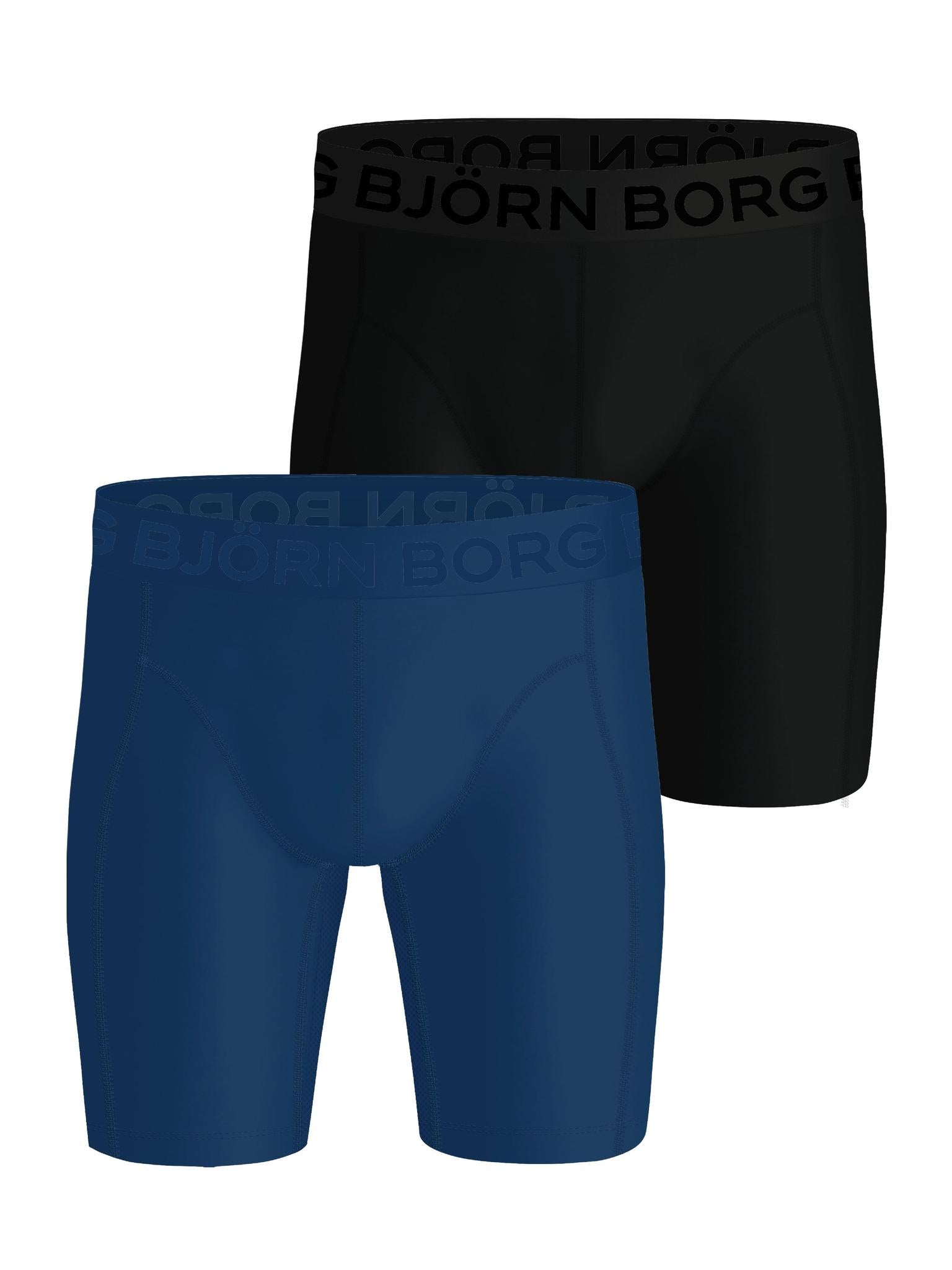 BJÖRN BORG Sports Lightweight Long Boxer 2p Multipack 2