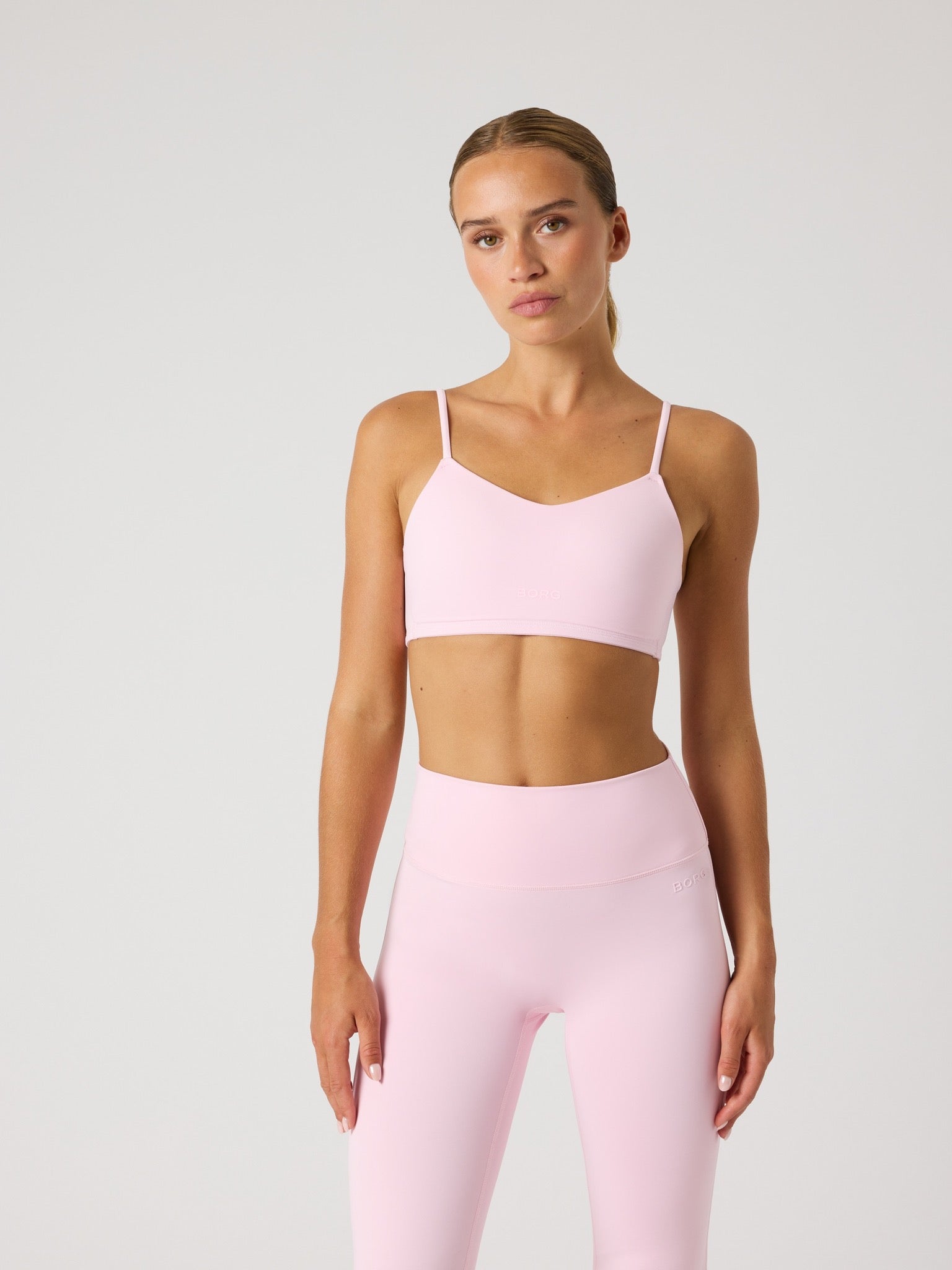 BJÖRN BORG Studio Soft Padded Bra Pink Lady