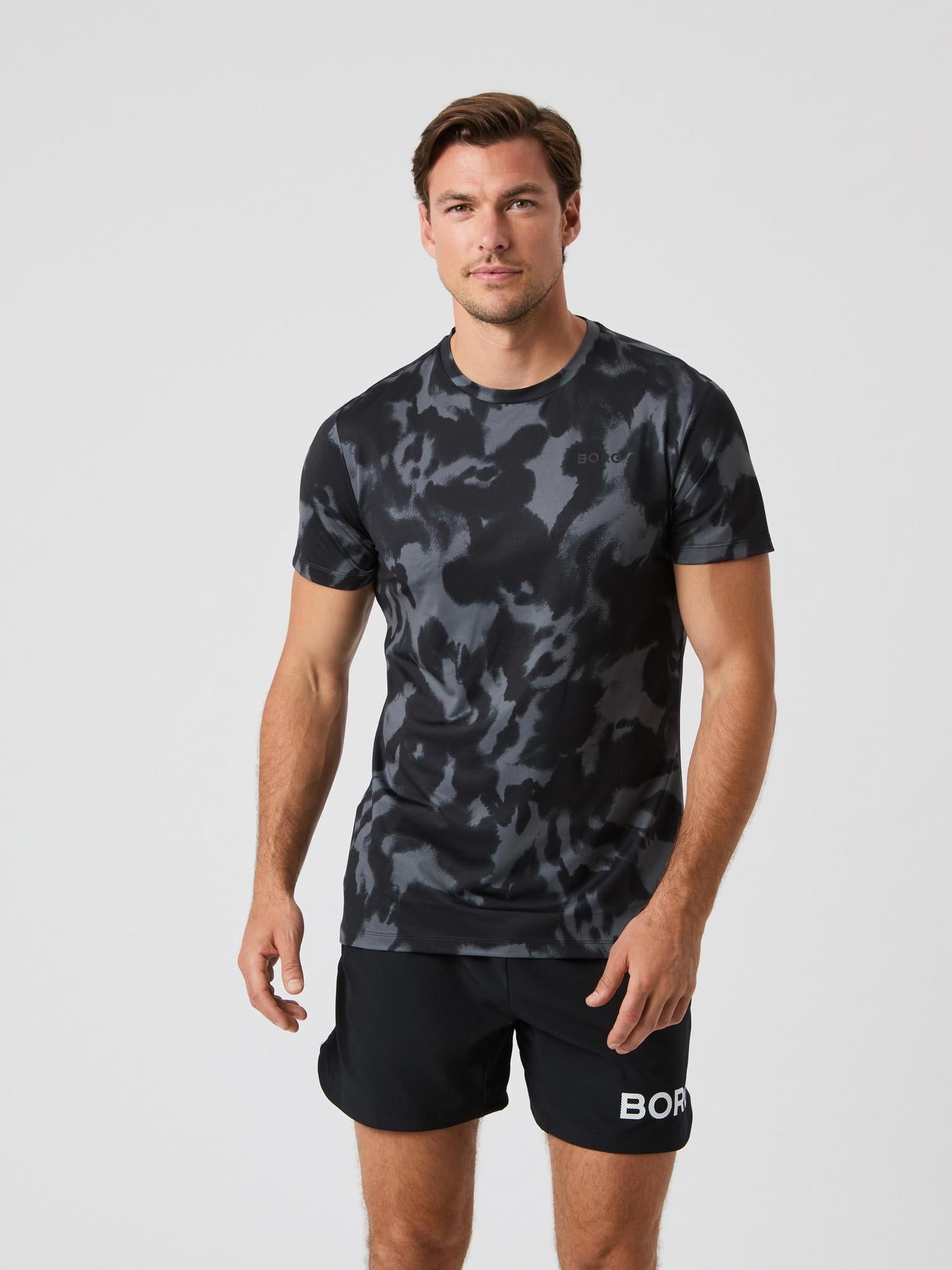 BJÖRN BORG Borg Allover Printed T-shirt BB Aurel Big 1