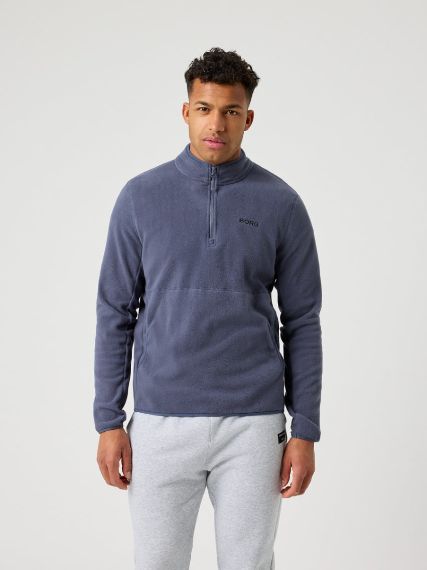BJÖRN BORG Borg Half Zip Fleece Odyssey Gray