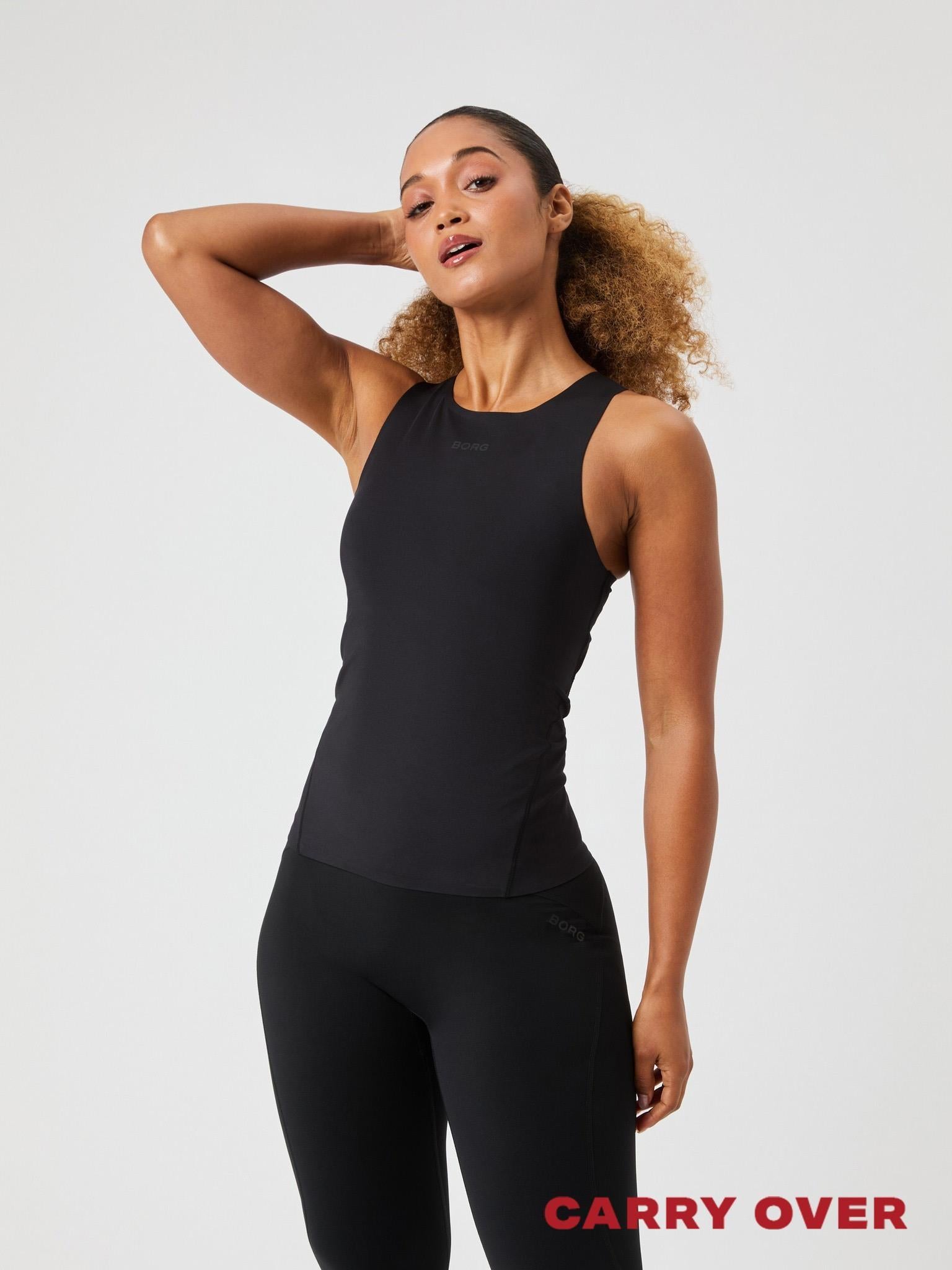 BJÖRN BORG Borg 2 IN 1 Tank Top Black Beauty