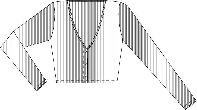 BJÖRN BORG Alice Cropped Rib Cardigan Brilliant White