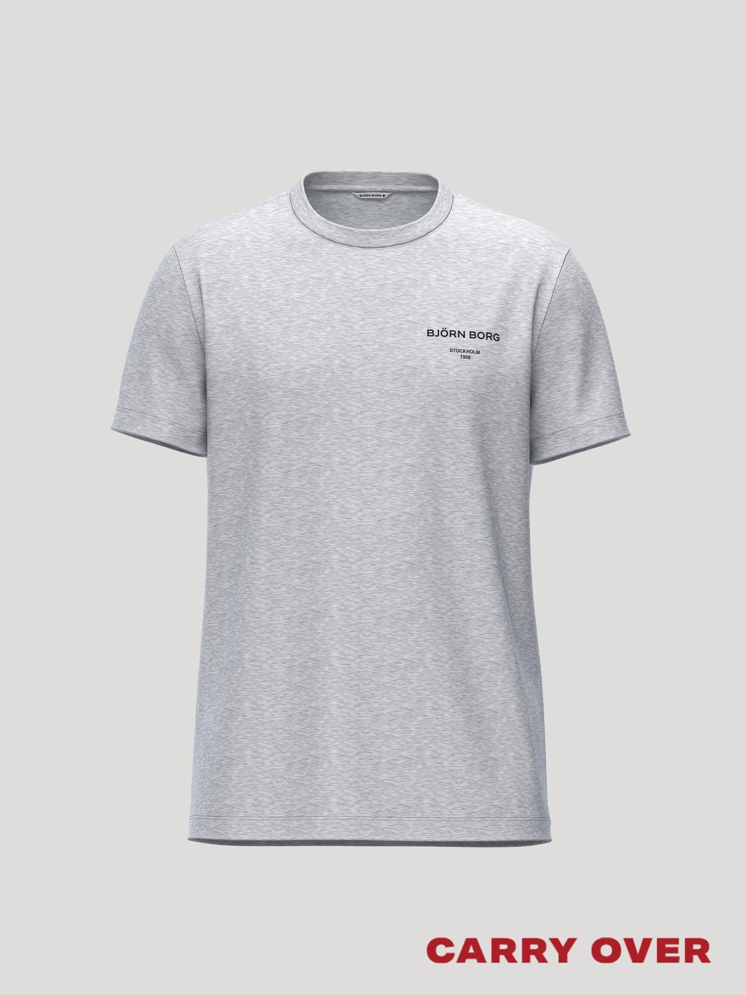 BJÖRN BORG Borg Essential 1 T-shirt Light Grey Melange